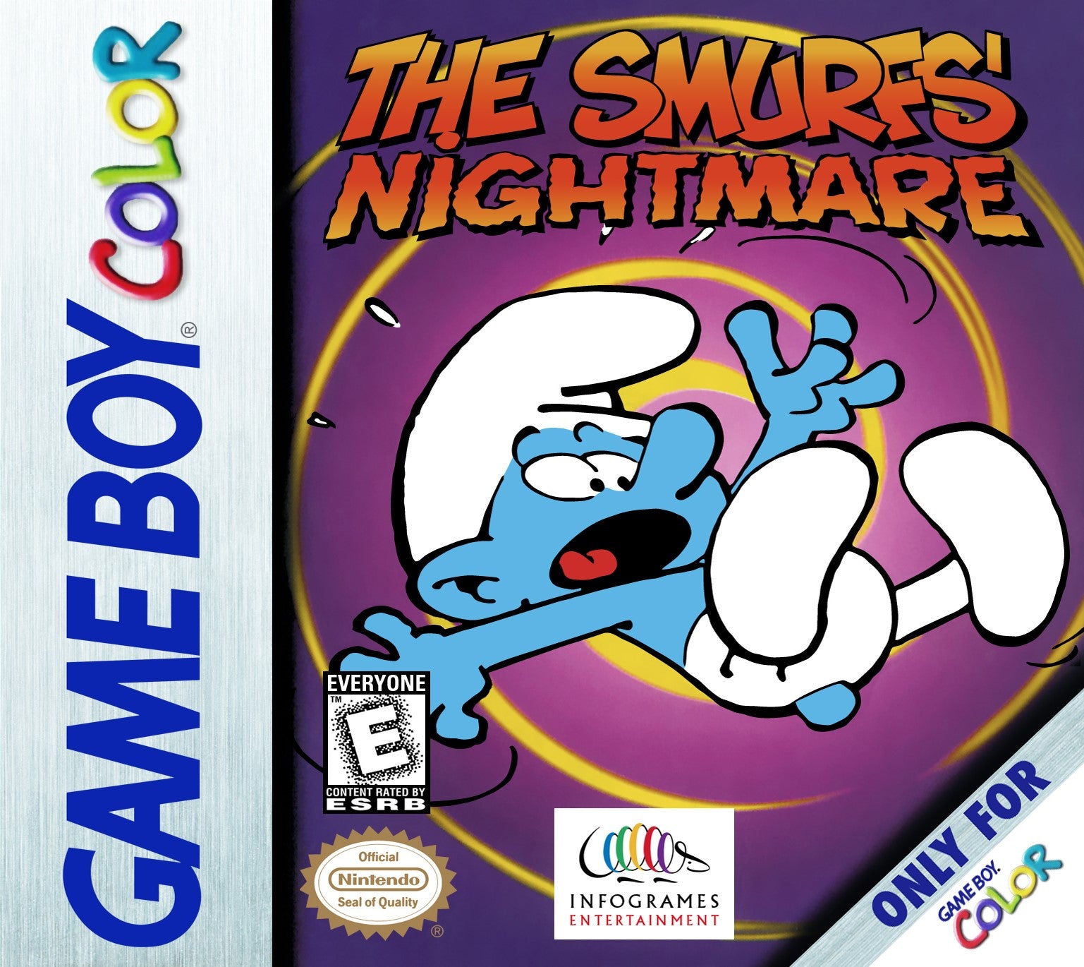The Smurfs' Nightmare Game Boy Color - Video Game - Used - CaveGamers