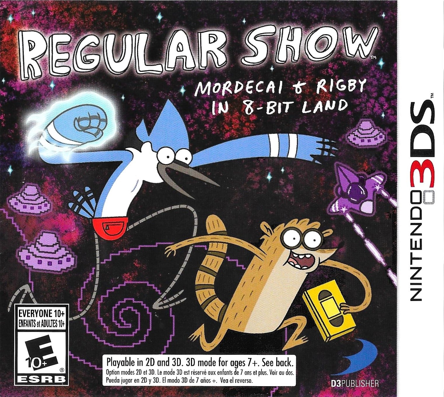 Regular Show: Mordecai and Rigby in 8-Bit Land 3DS - Video Game - Used - CaveGamers