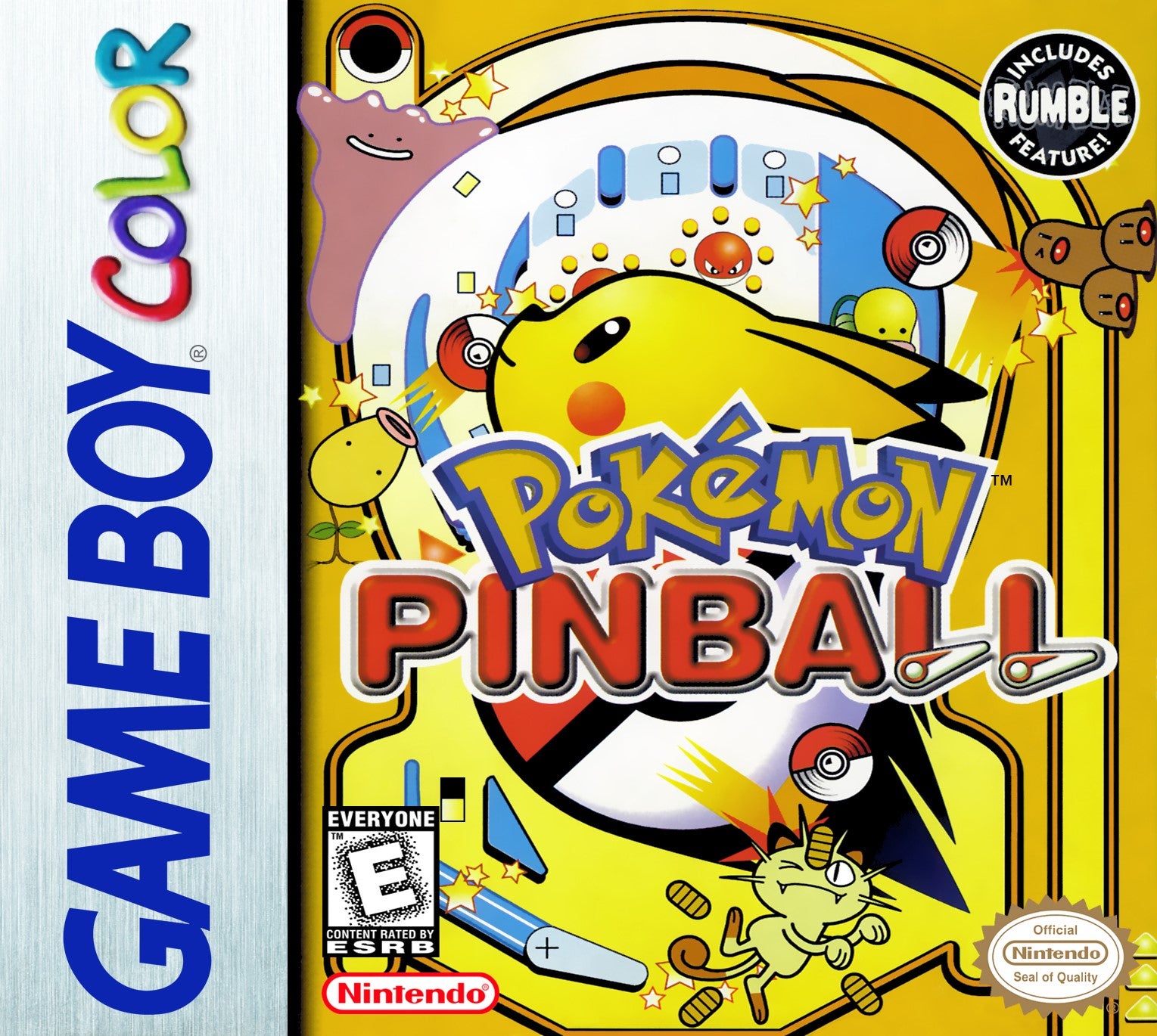 Pokemon Pinball Game Boy Color - Video Game - Used - CaveGamers