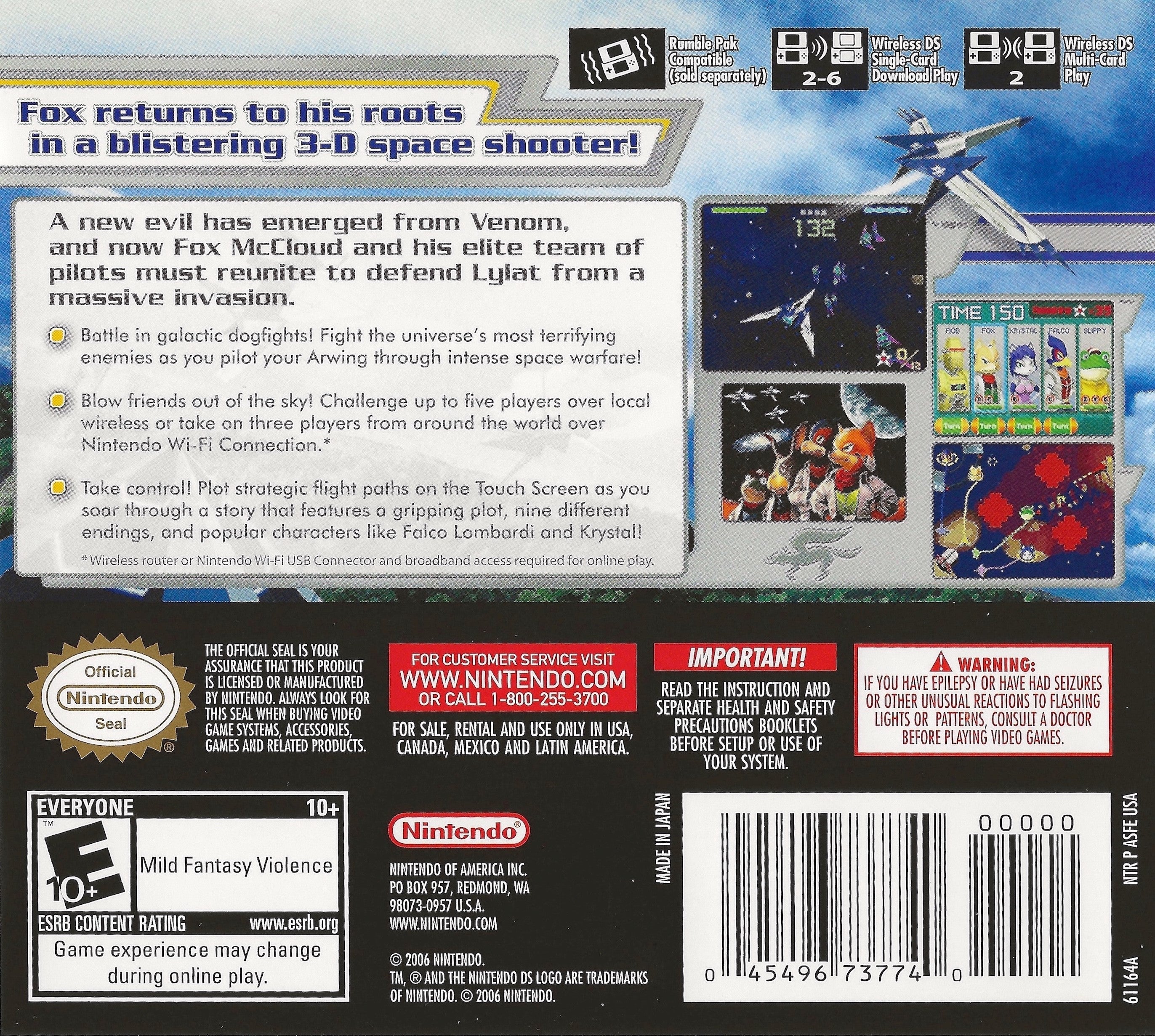 Star Fox Command DS - Video Game - Used - CaveGamers - Image 2
