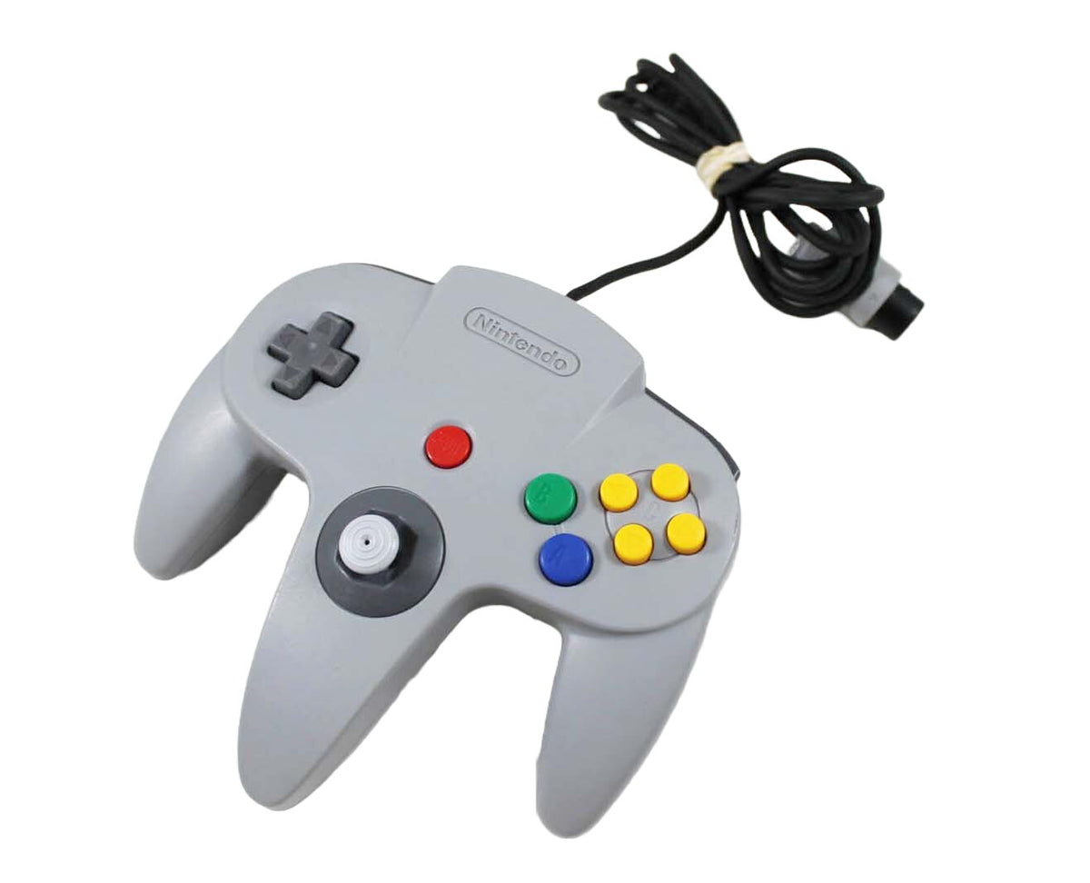 Nintendo 64 Controller - Grey N64 - Video Game Accessory - Used - CaveGamers - Image 3