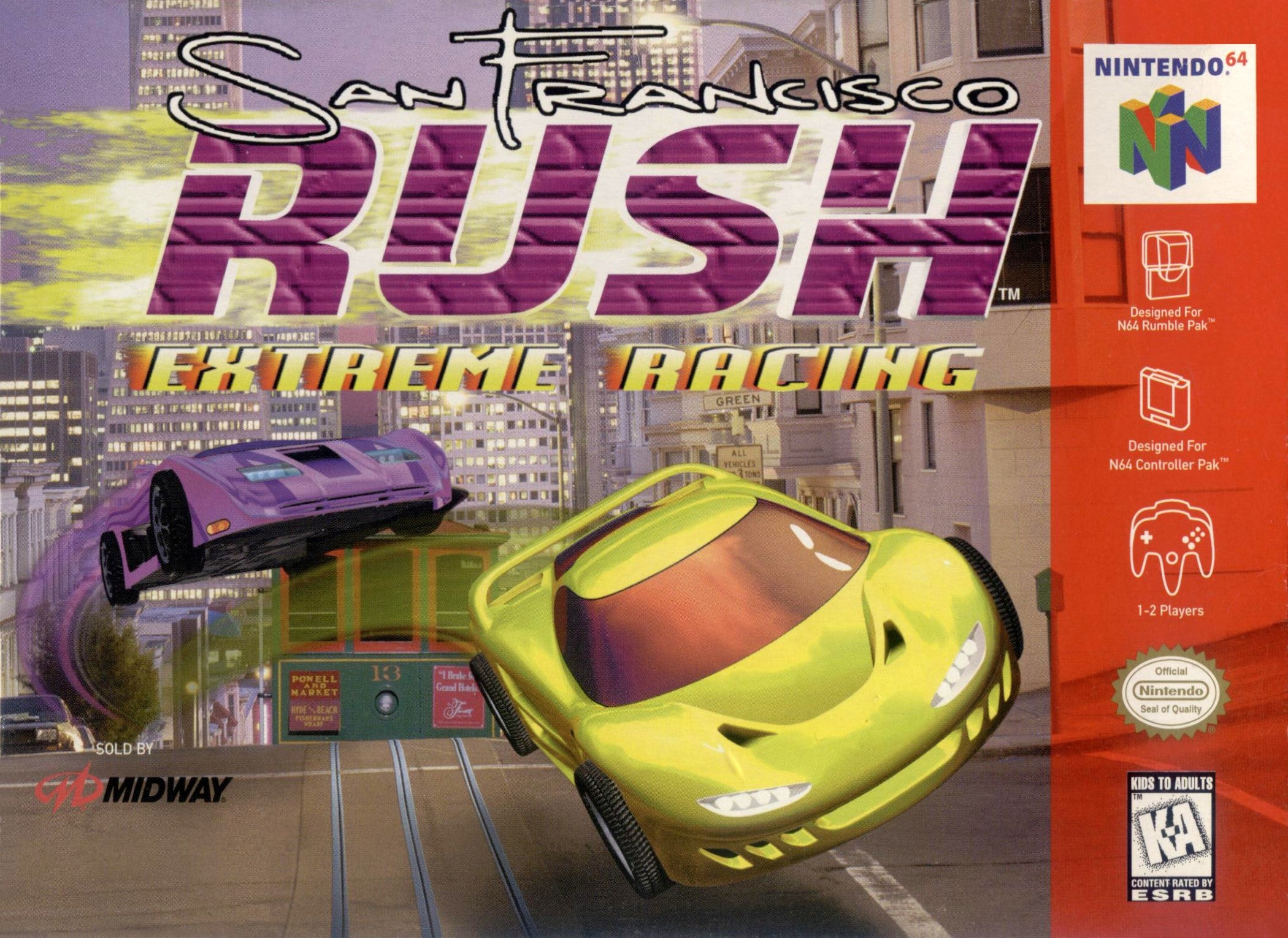 San Francisco Rush Extreme Racing N64 - Video Game - Used - CaveGamers