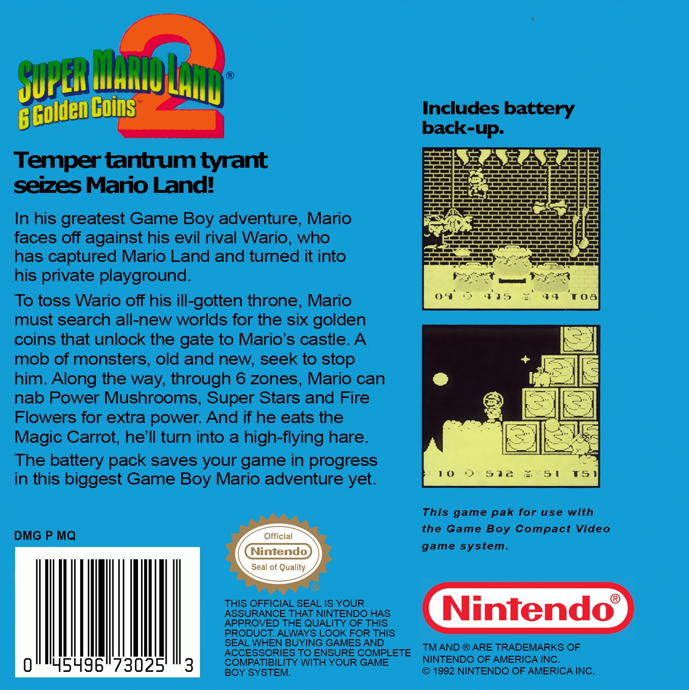 Super Mario Land 2: 6 Golden Coins