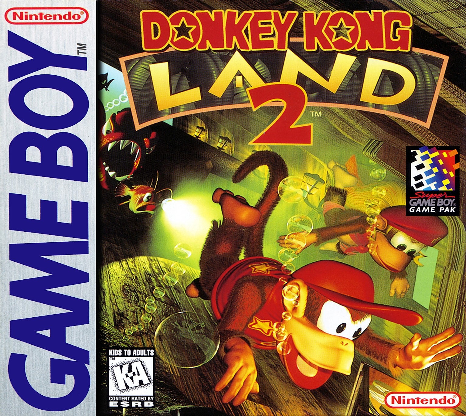 Donkey Kong Land 2 Game Boy - Video Game - Used - CaveGamers