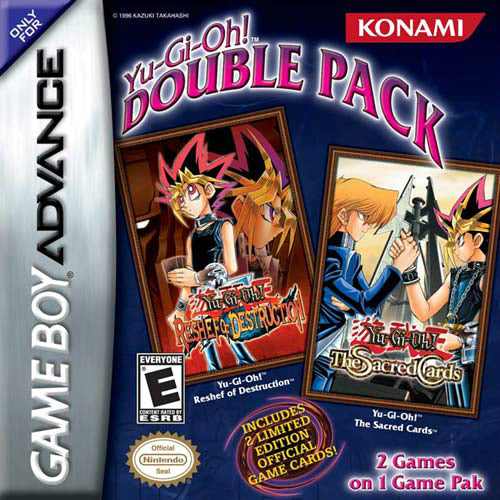 Yu-Gi-Oh Double Pack: Reshef of Destruction & The Sacred Cards Game Boy Advance - Video Game - Used - CaveGamers