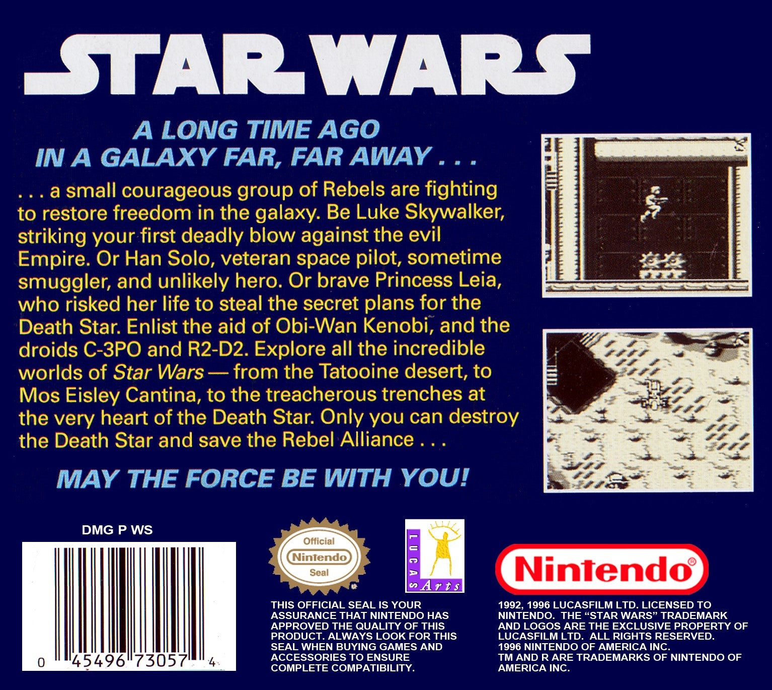 Star Wars Game Boy - Video Game - Used - CaveGamers - Image 2