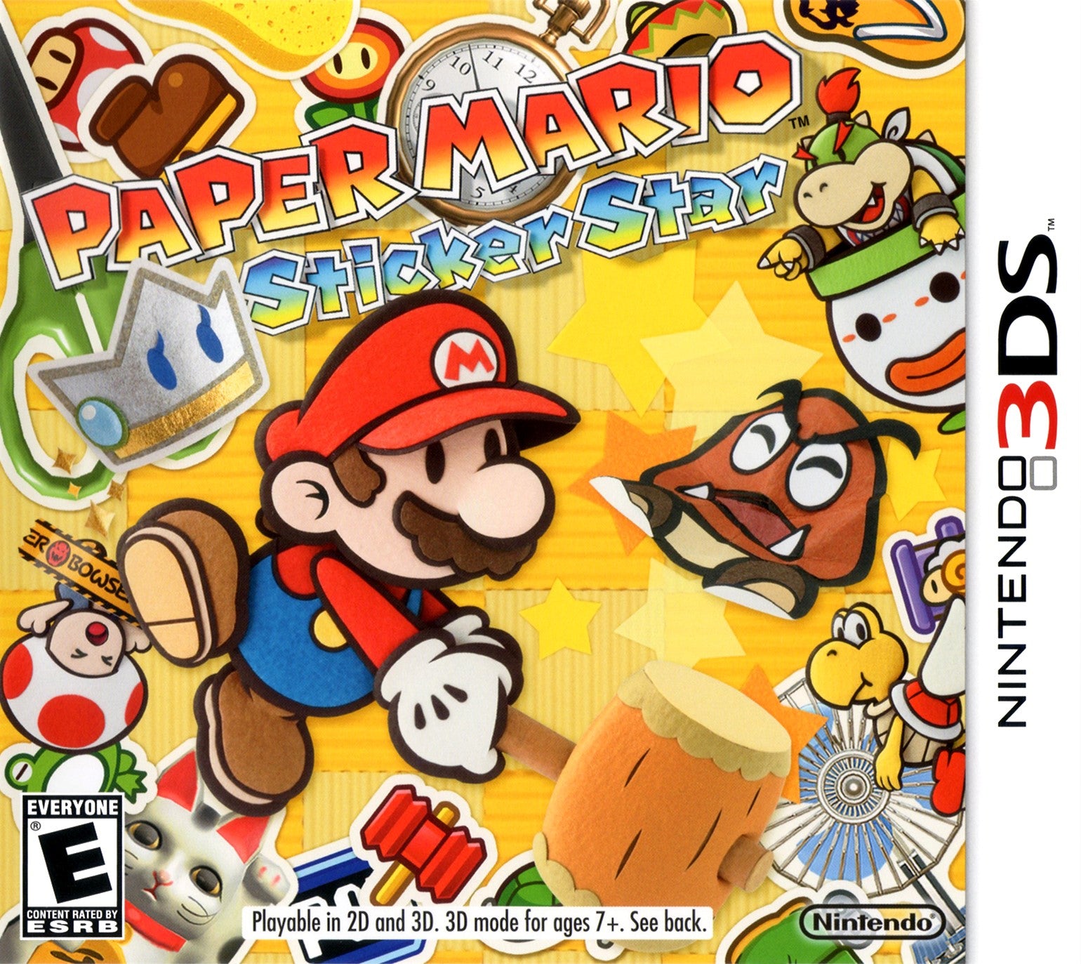 Paper Mario: Sticker Star 3DS - Video Game - Used - CaveGamers