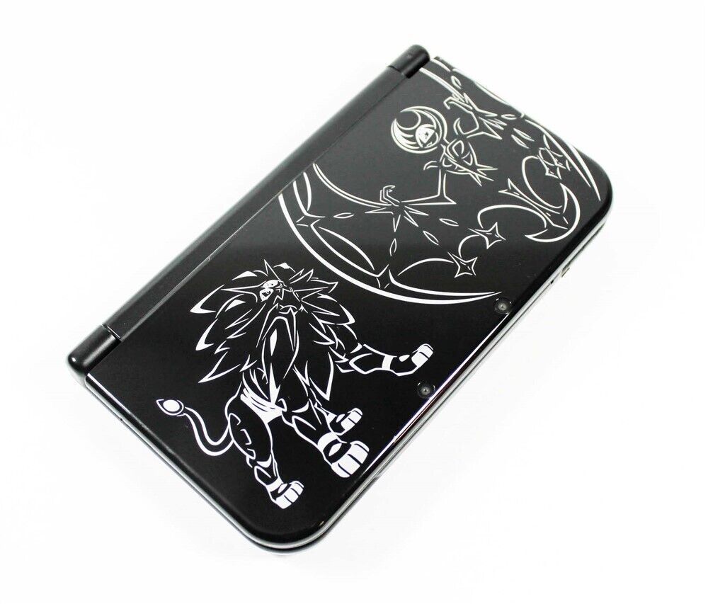New Nintendo 3DS XL - Solgaleo Lunala Black Edition - Video Game System - Used - CaveGamers - Image 3