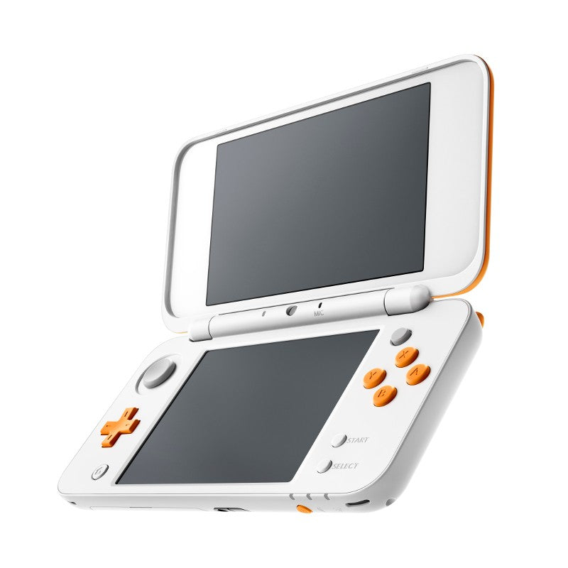 New Nintendo 2DS XL - White/Orange 3DS - Video Game System - Used - CaveGamers - Image 3