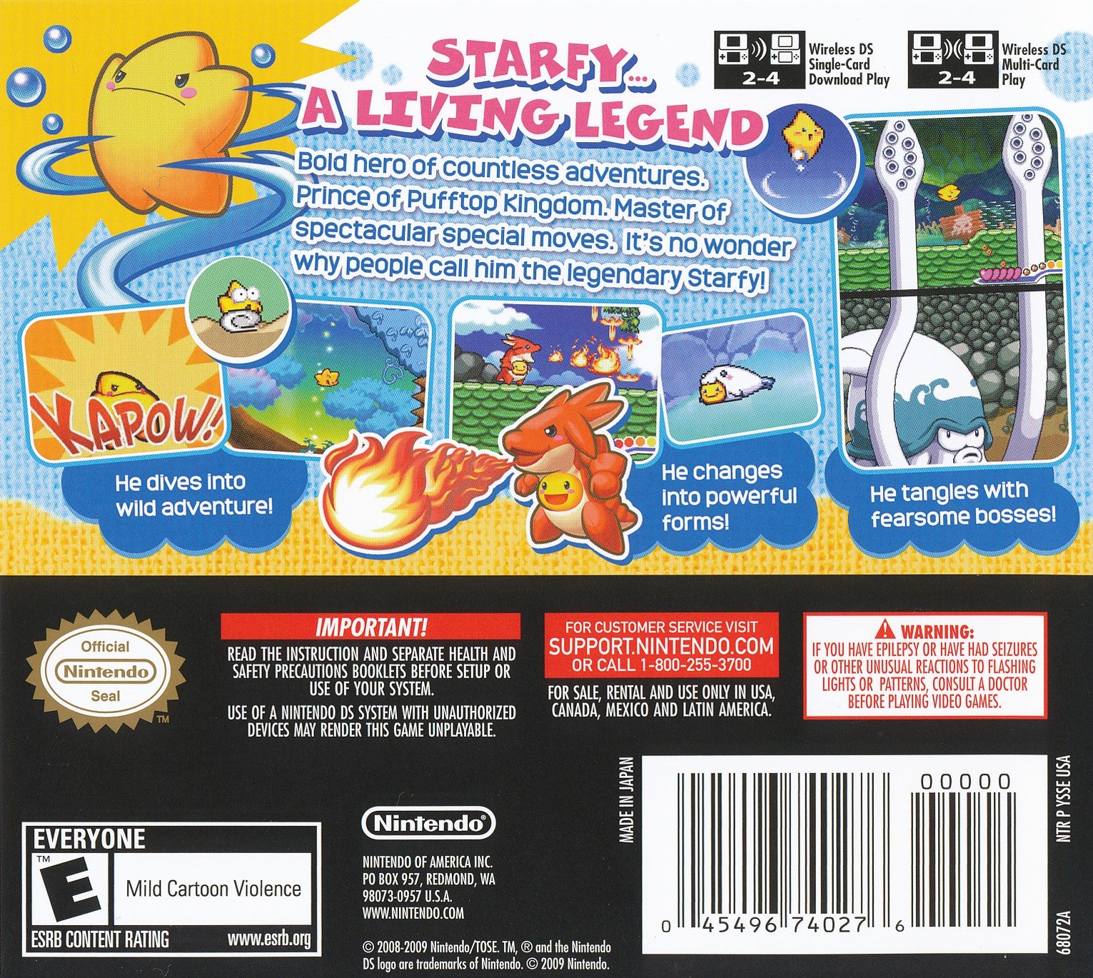 The Legendary Starfy DS - Video Game - Used - CaveGamers - Image 2