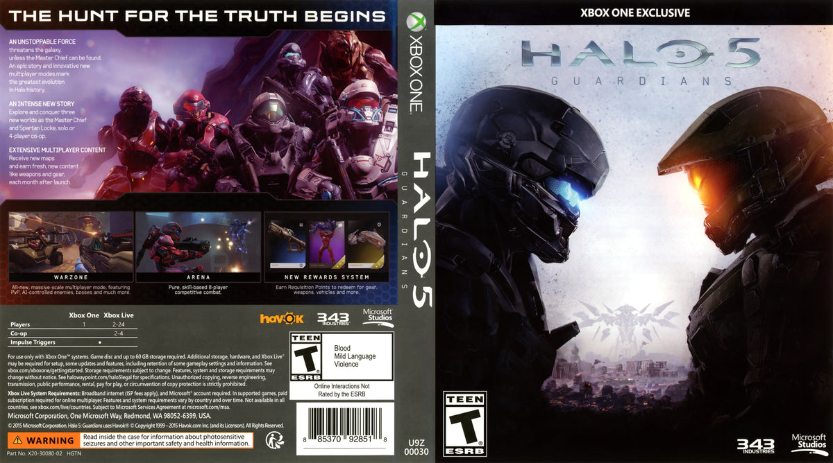 Halo 5: Guardians Xbox One - Video Game - Used - CaveGamers - Image 4