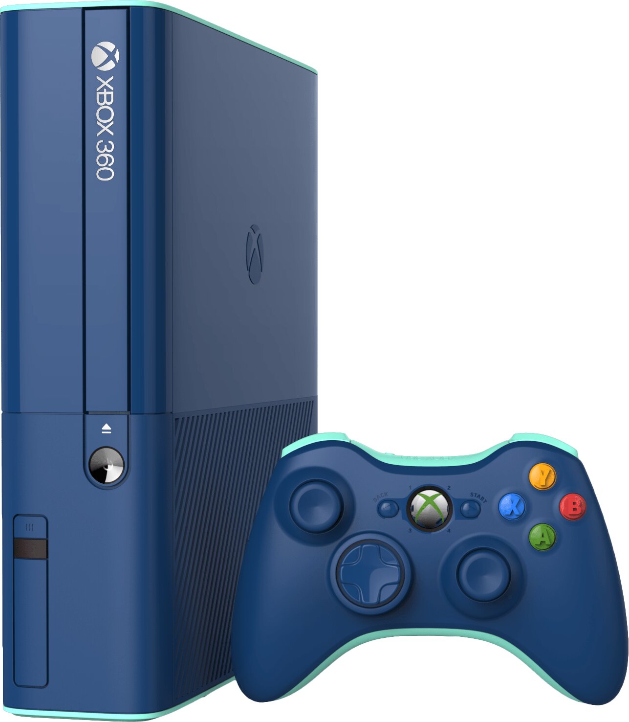 Xbox 360 E Console 500GB - Blue - Video Game System - Used - CaveGamers