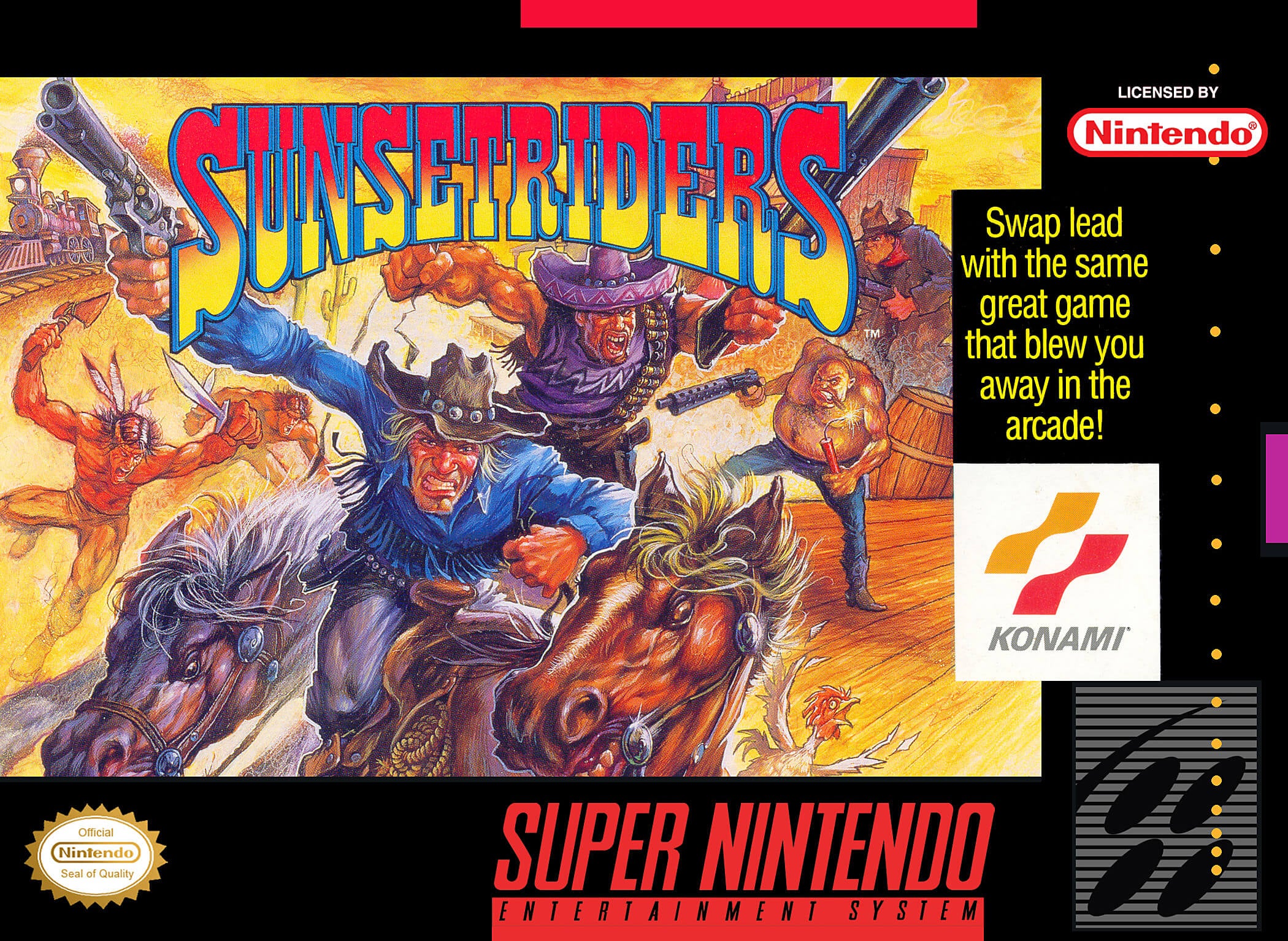 Sunset Riders SNES - Video Game - Used - CaveGamers