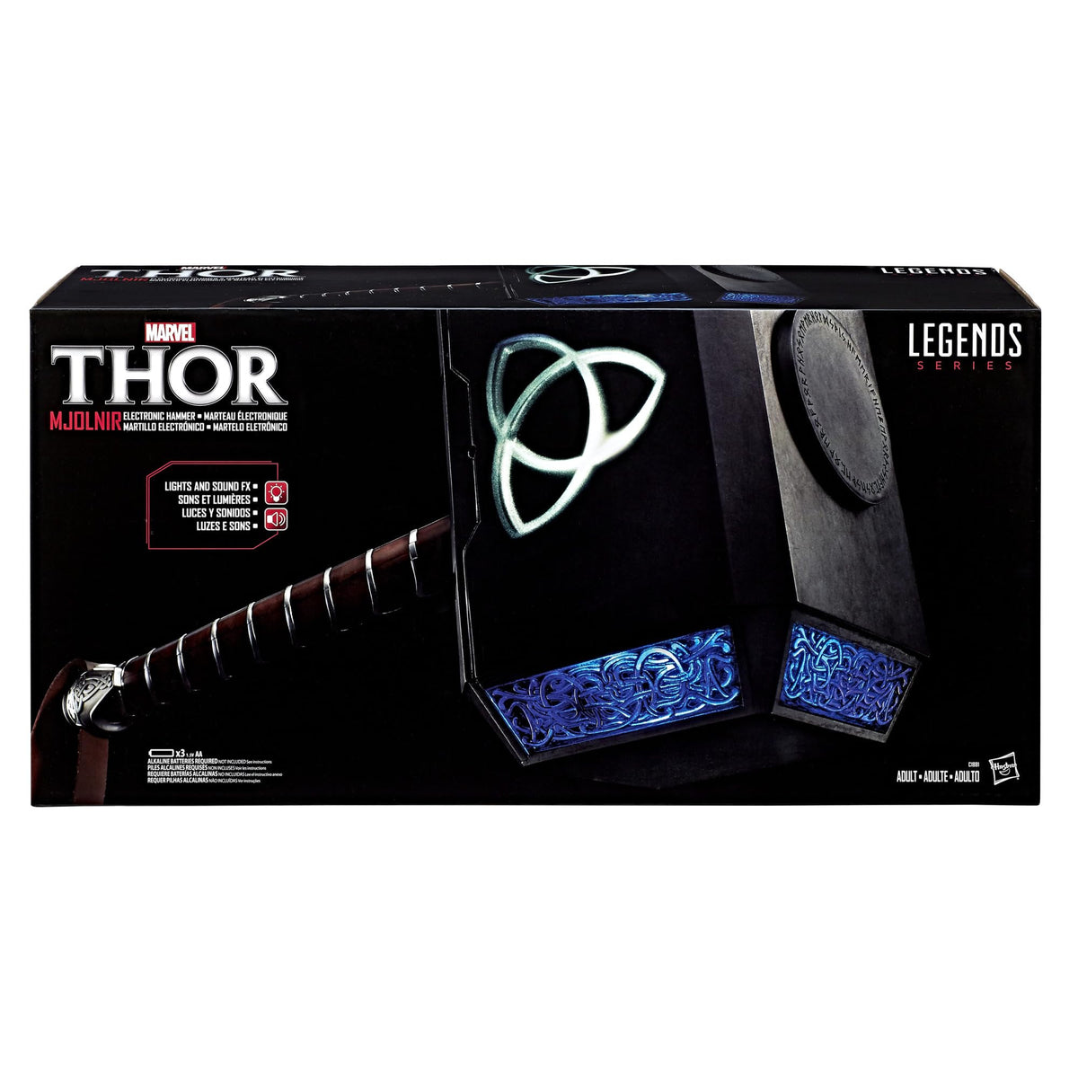 Marvel: Legends Series - Mjolnir (Thor) Electronic Hammer Prop Replicas - Toys - New - CaveGamers