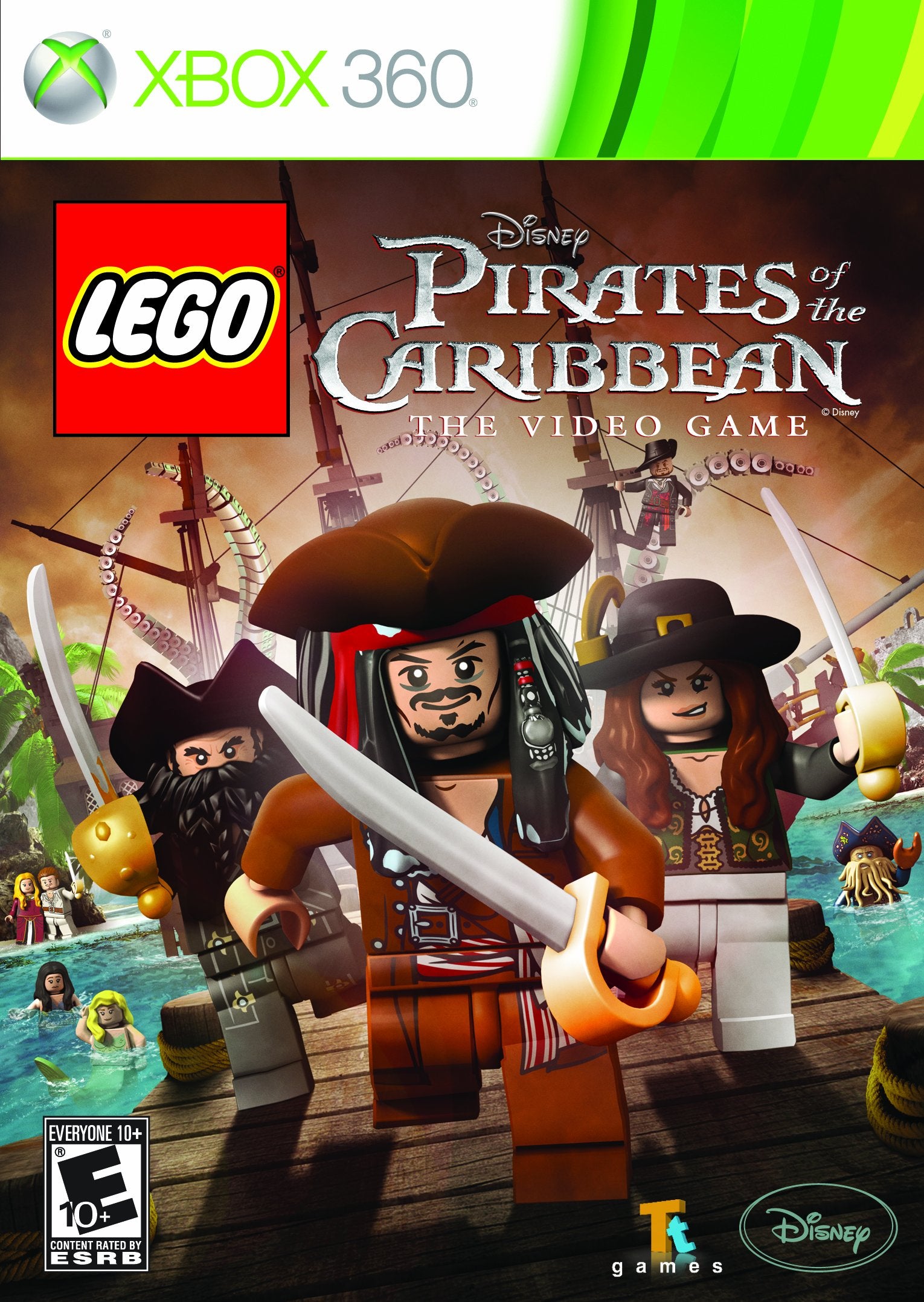 LEGO Pirates of the Caribbean Xbox 360 - Video Game - Used - CaveGamers