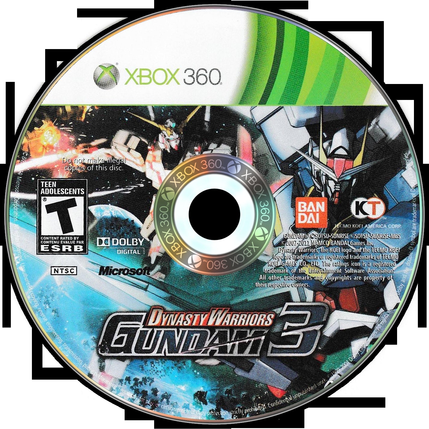 Dynasty Warriors: Gundam 3 Xbox 360 - Video Game - Used - CaveGamers - Image 3