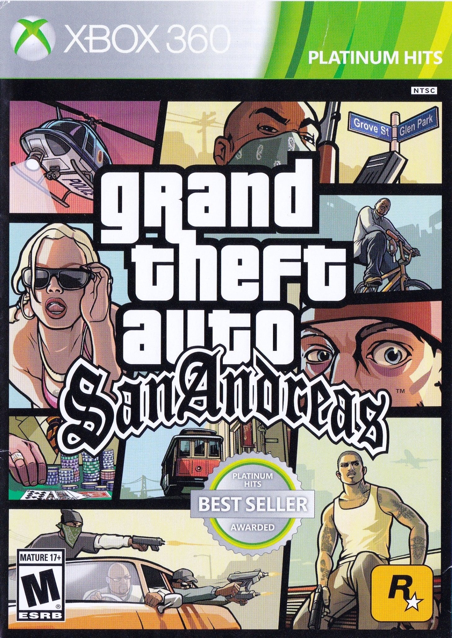 Grand Theft Auto: San Andreas Xbox 360 - Video Game - Used - CaveGamers