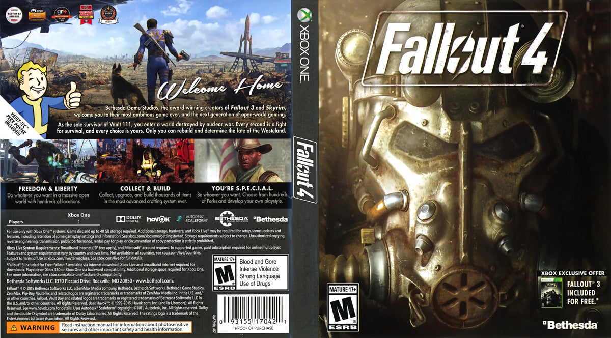 Fallout 4 Xbox One - Video Game - Used - CaveGamers - Image 4