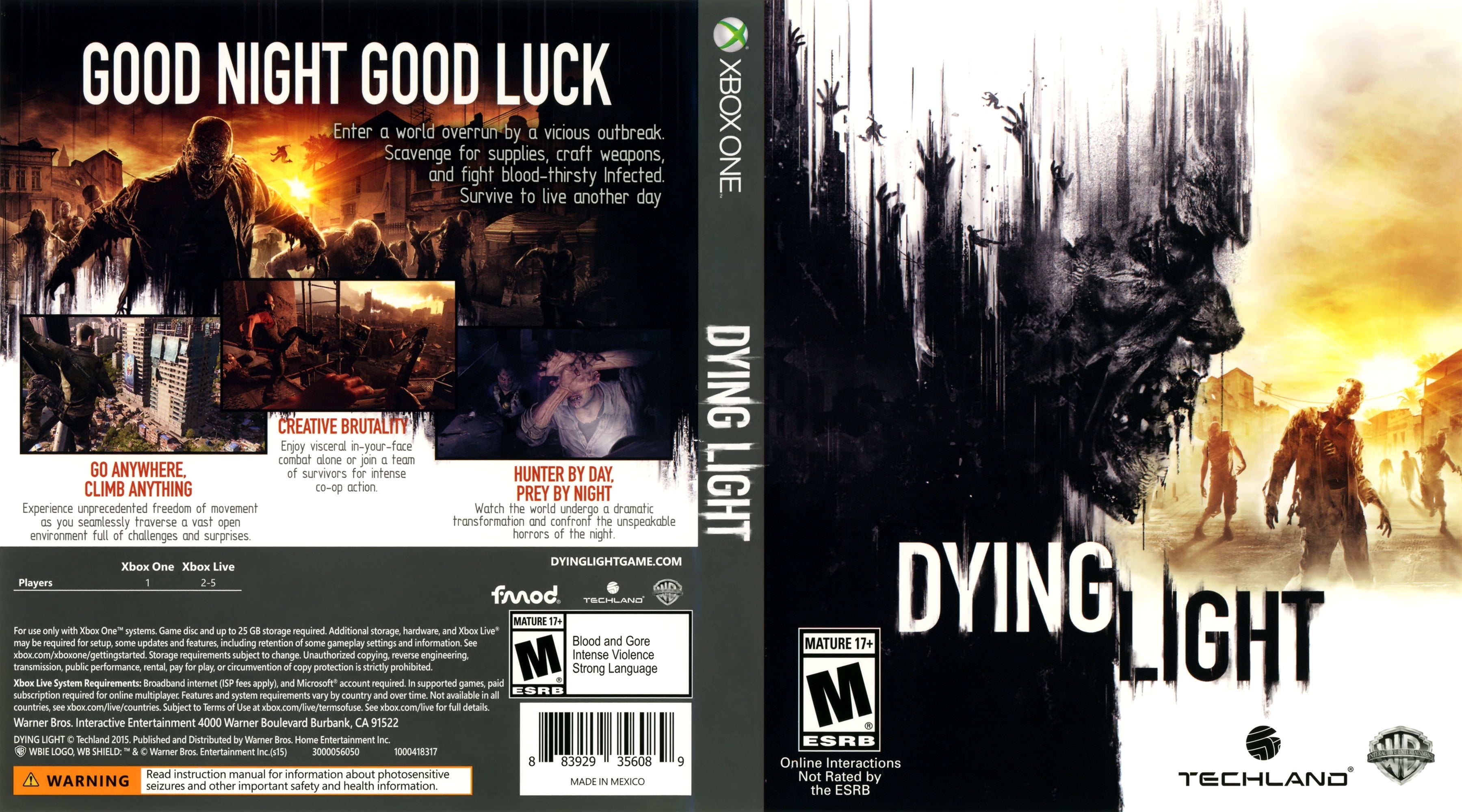 Dying Light Xbox One - Video Game - Used - CaveGamers - Image 4