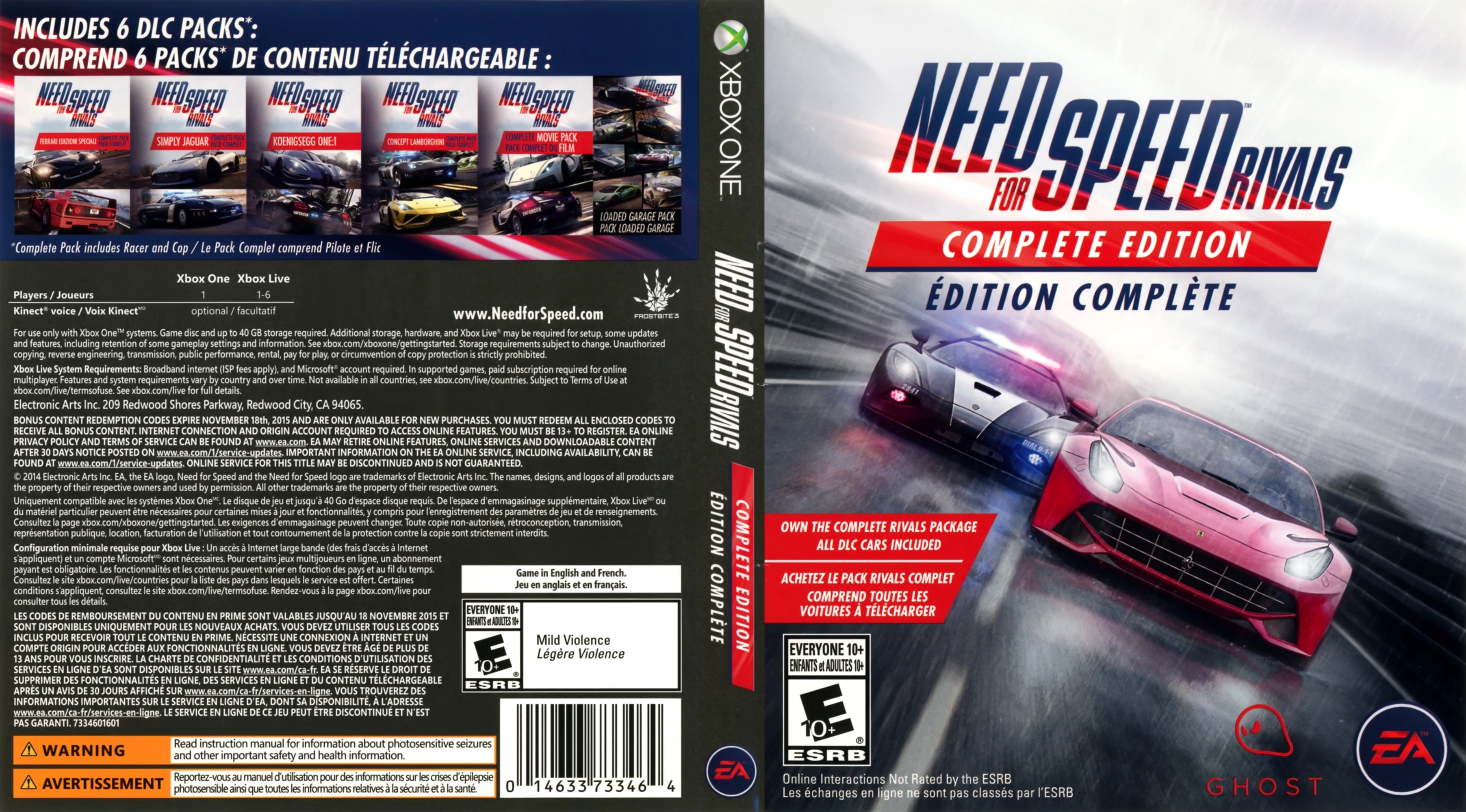 Need for Speed Rivals Xbox One - Video Game - Used - CaveGamers - Image 4