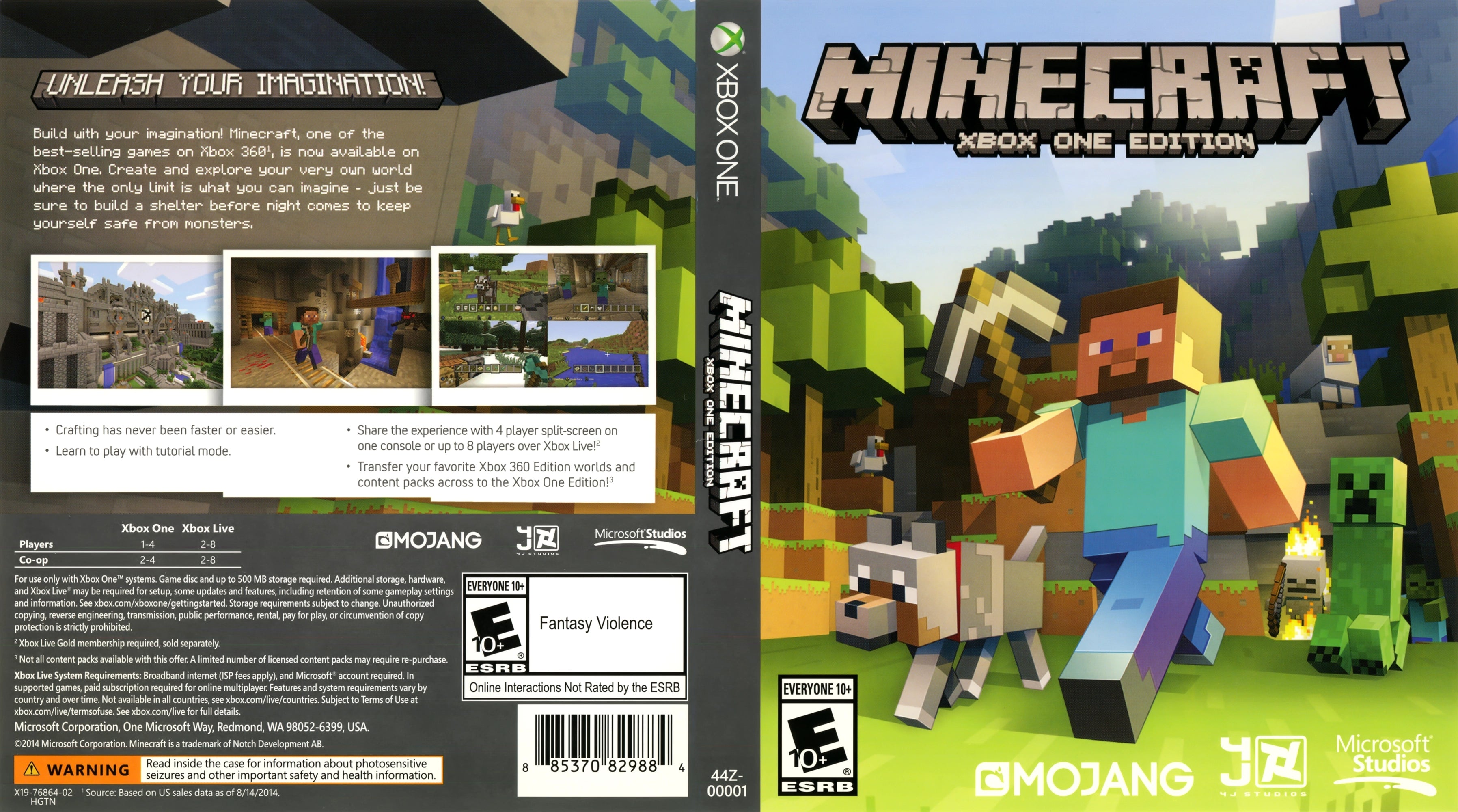 Minecraft Xbox One Edition - Video Game - Used - CaveGamers - Image 4