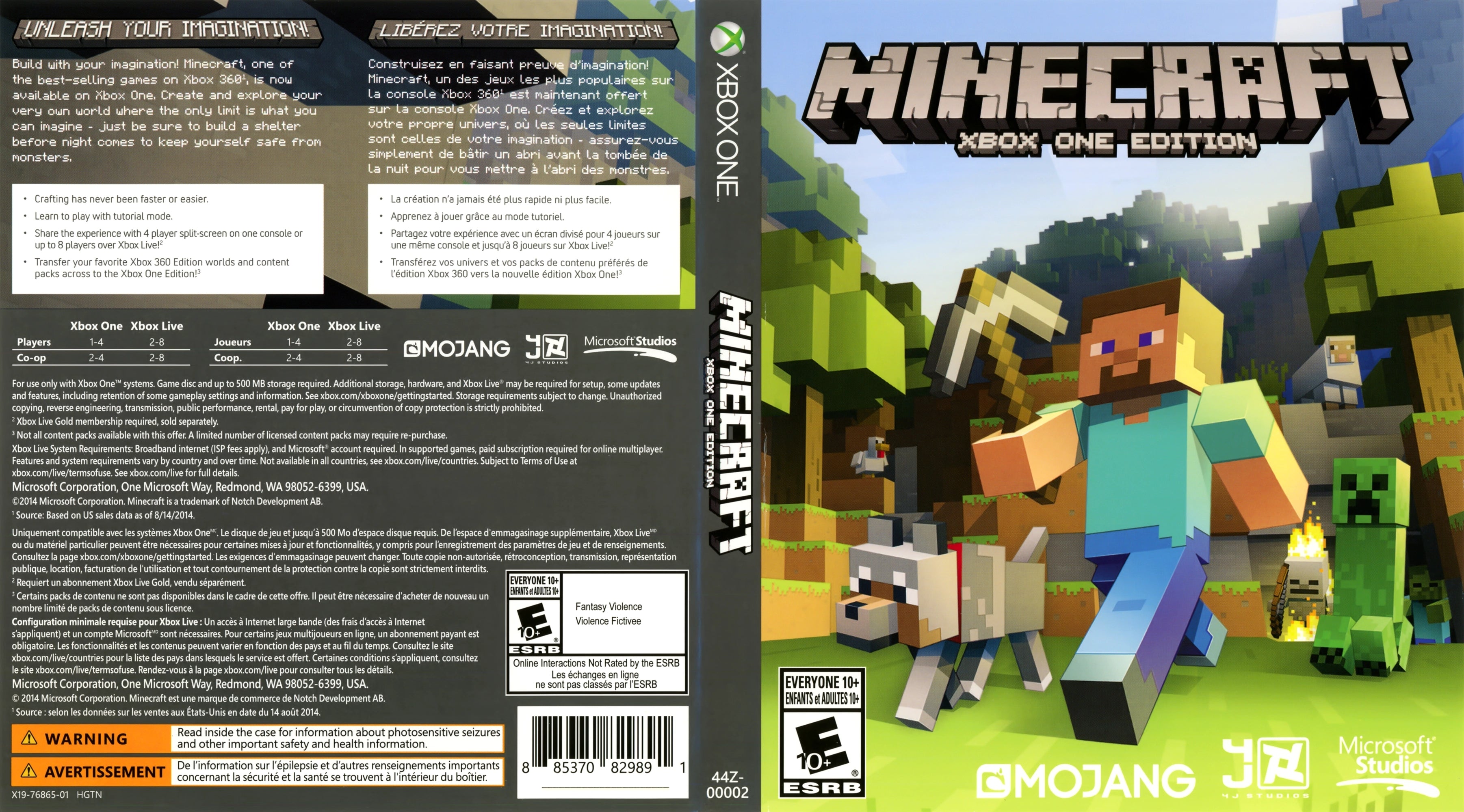 Minecraft Xbox One Edition - Video Game - Used - CaveGamers - Image 5