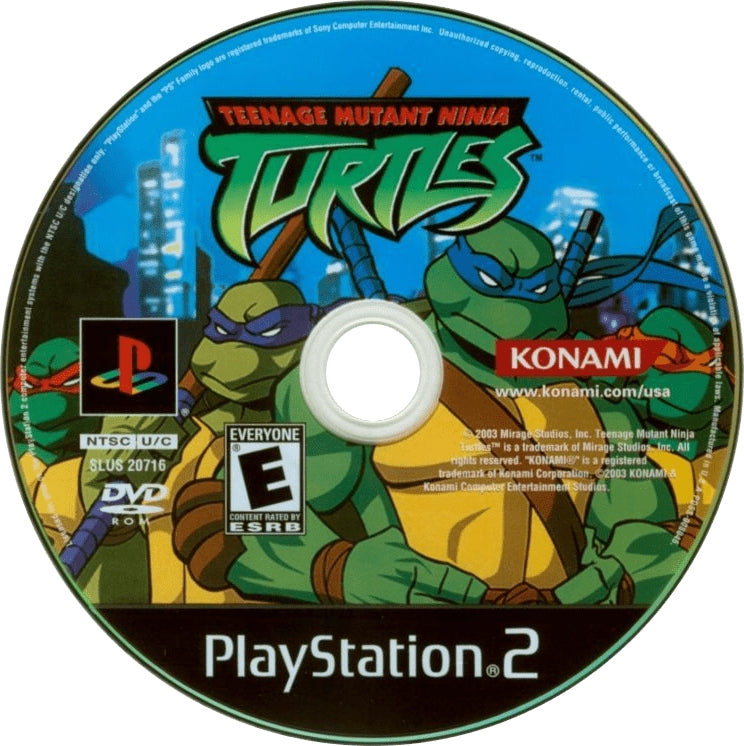Teenage Mutant Ninja Turtles PS2 - Video Game - Used - CaveGamers - Image 3
