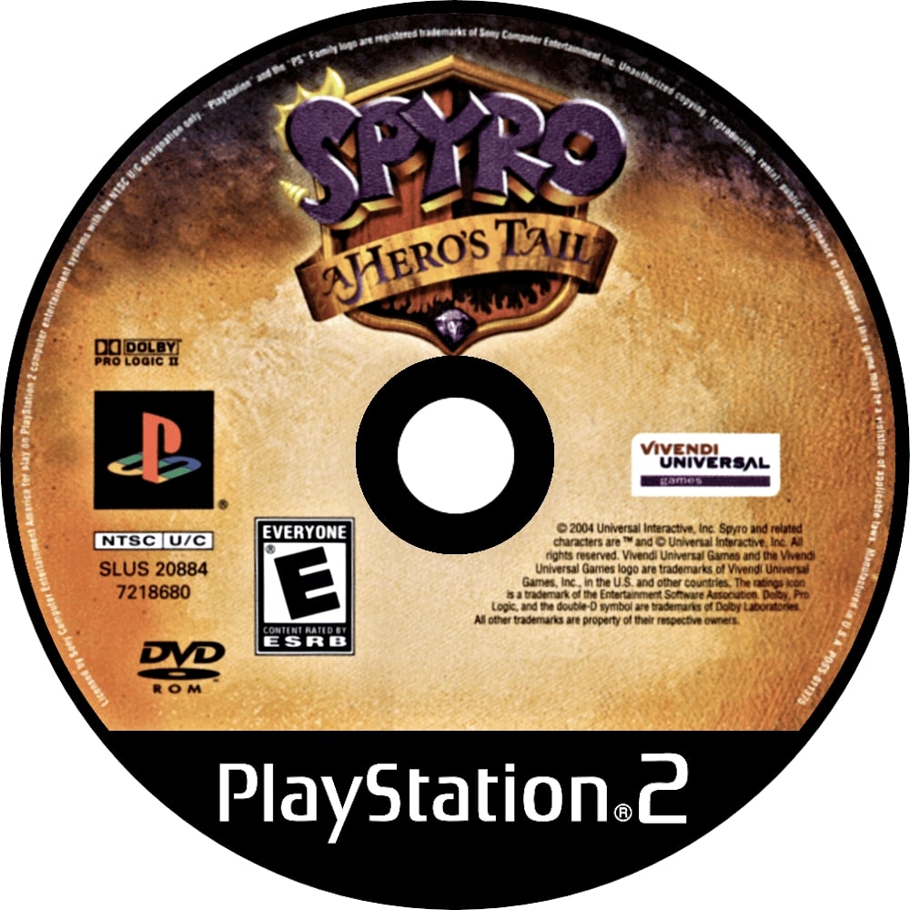 Spyro A Hero's Tail PS2 - Video Game - Used - CaveGamers - Image 3