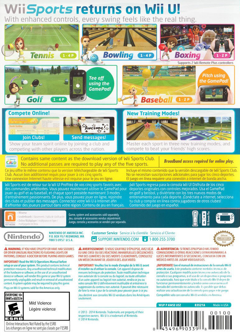 Wii Sports Club