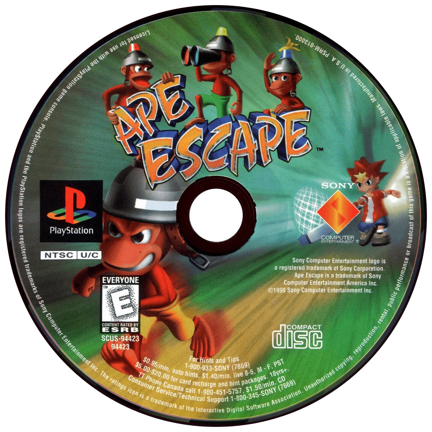 Ape Escape Playstation - Video Game - Used - CaveGamers - Image 3