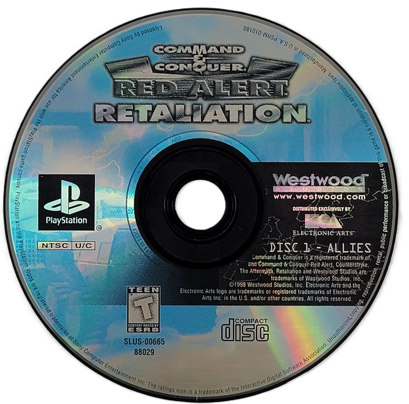 Command & Conquer: Red Alert Retaliation [2 Discs] Playstation - Video Game - Used - CaveGamers - Image 3