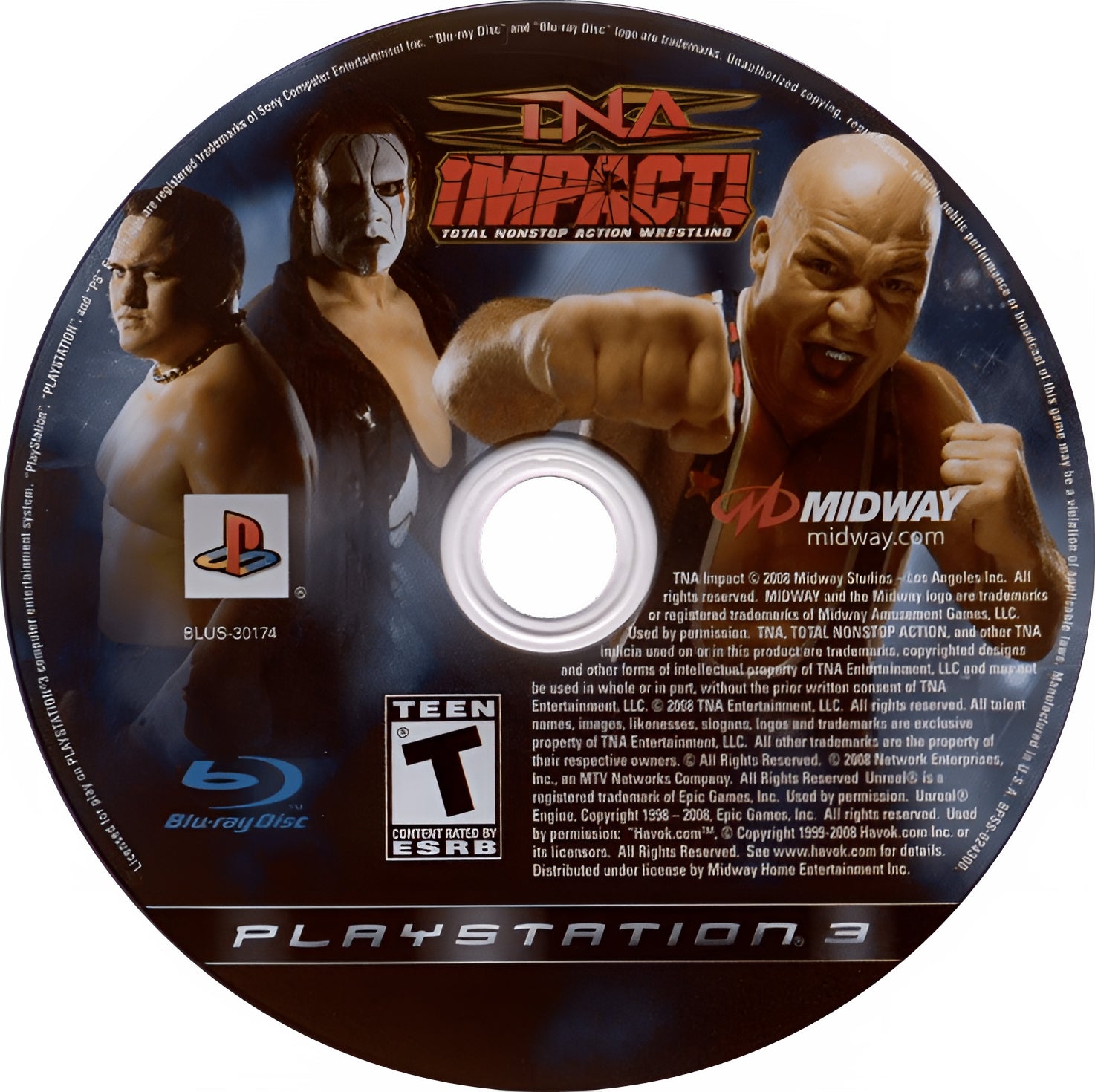 TNA Impact PS3 - Video Game - Used - CaveGamers - Image 3