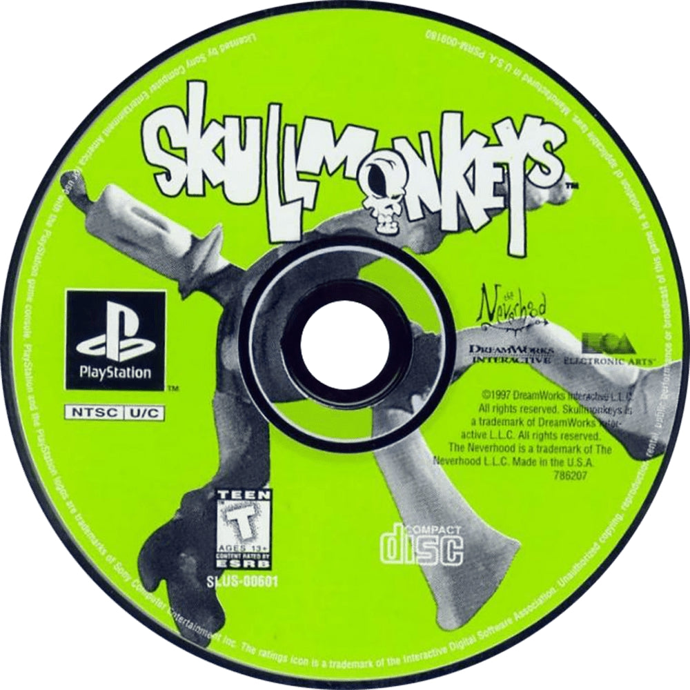 Skull Monkeys Playstation - Video Game - Used - CaveGamers - Image 3