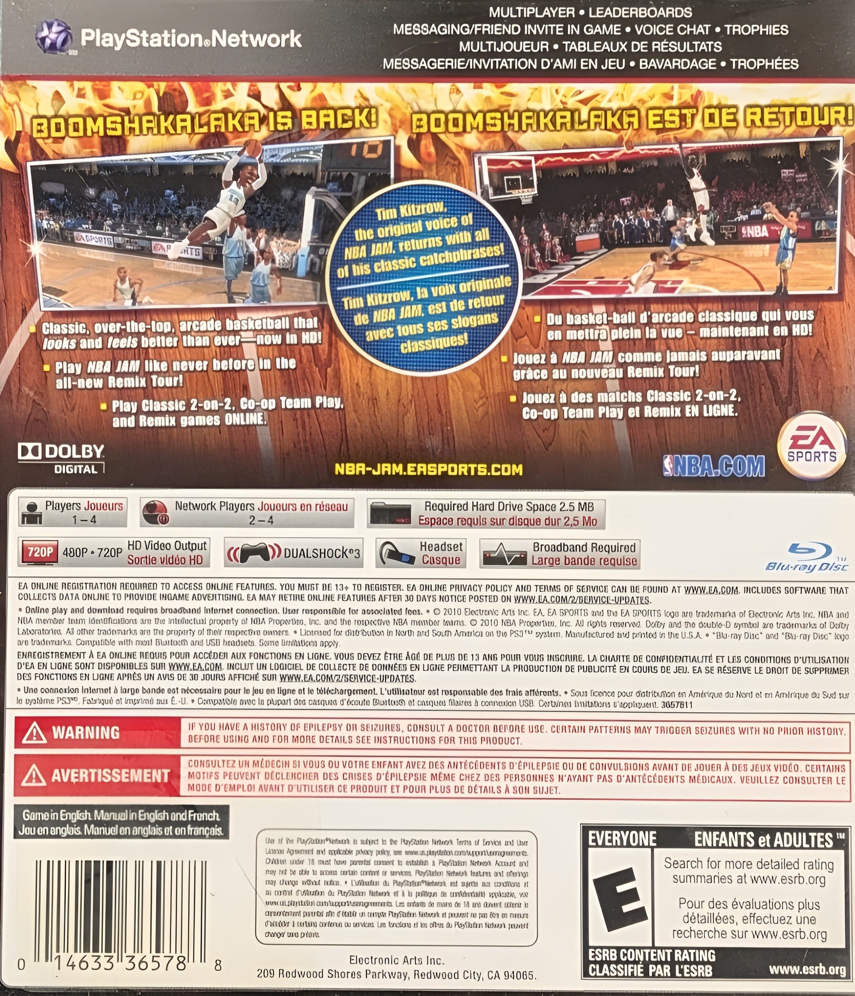 NBA Jam PS3 - Video Game - Used - CaveGamers - Image 2