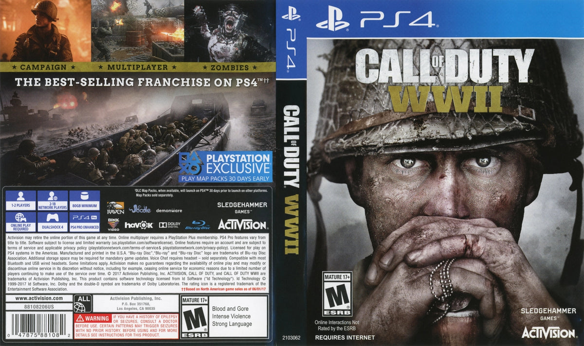 Call of Duty: WWII PS4 - Video Game - Used - CaveGamers - Image 4