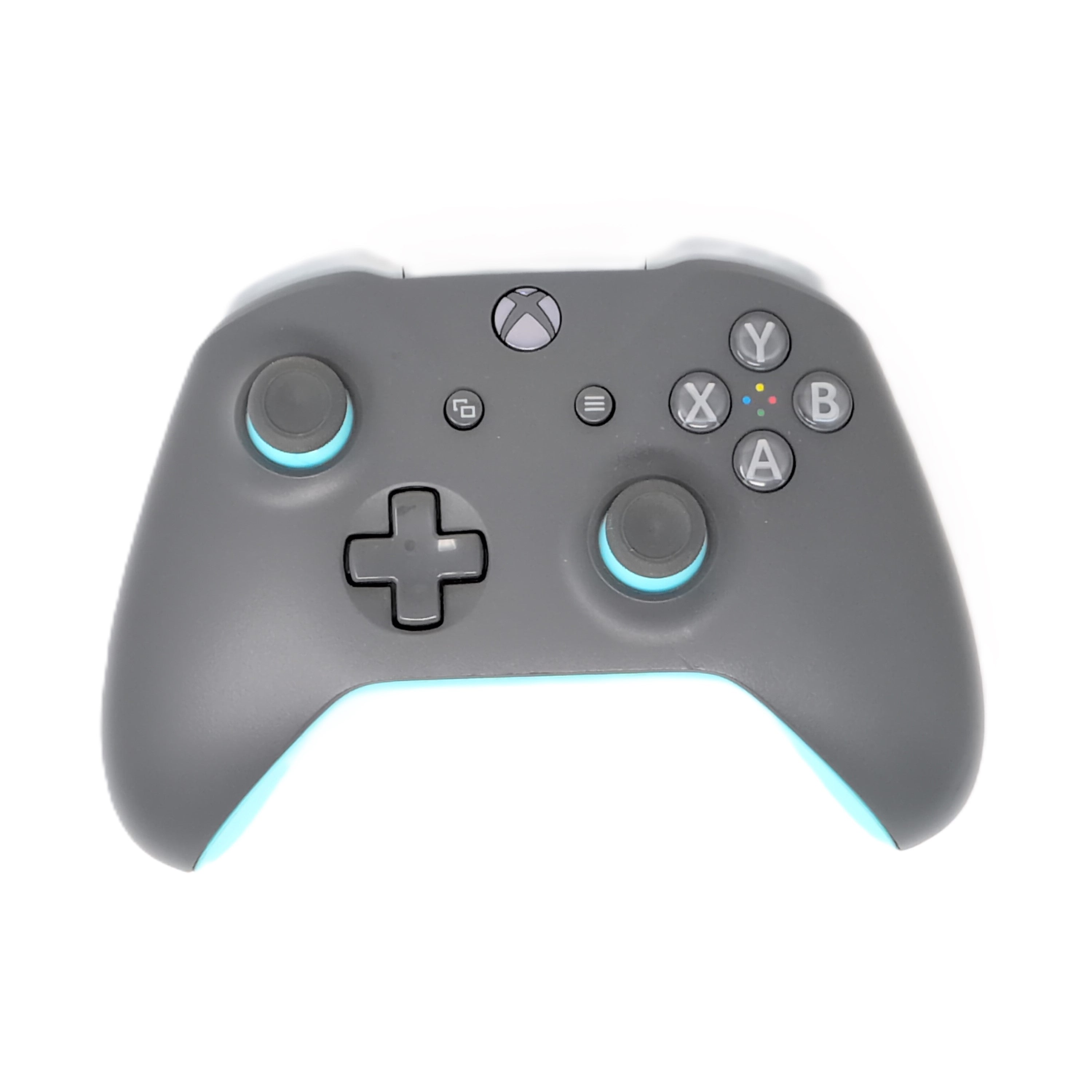 Xbox One Wireless Controller - Grey / Blue - Video Game Accessory - Used - CaveGamers