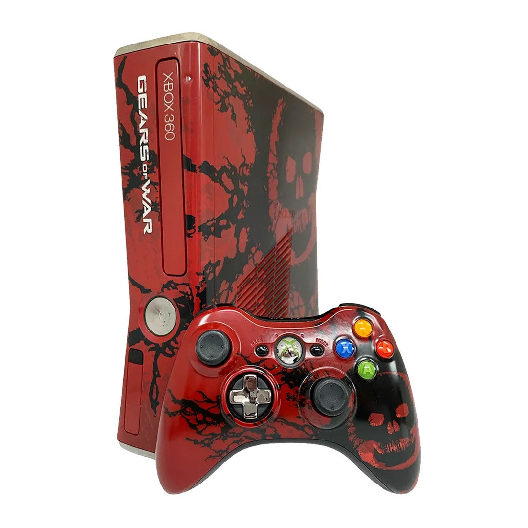 Xbox 360 Slim Console - Gears of War 3 Edition - Video Game System - Used - CaveGamers - Image 2