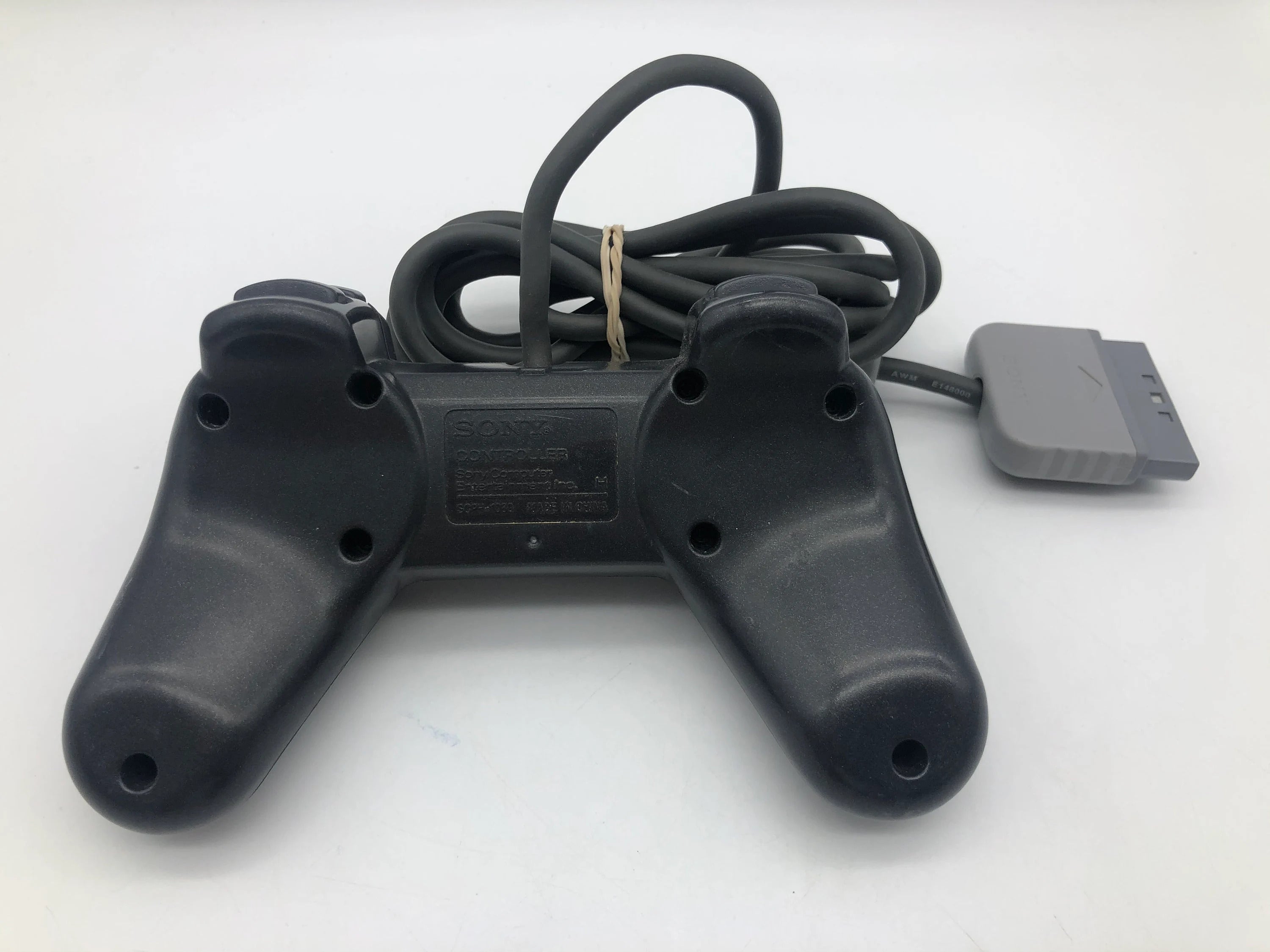Playstation Controller (Non-Dualshock) - Black - Video Game Accessory - Used - CaveGamers - Image 2