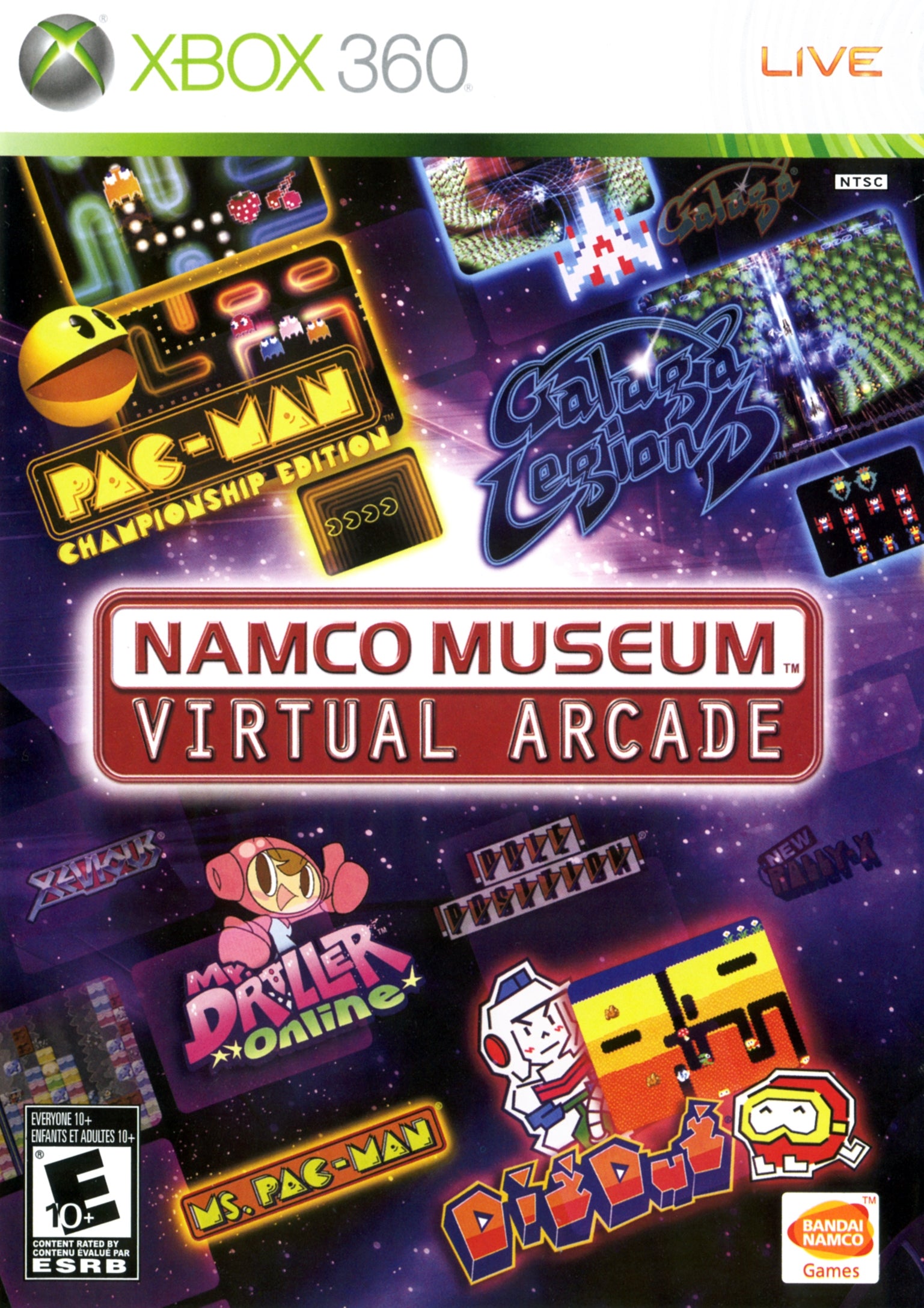 Namco Museum Virtual Arcade Xbox 360 - Video Game - Used - CaveGamers