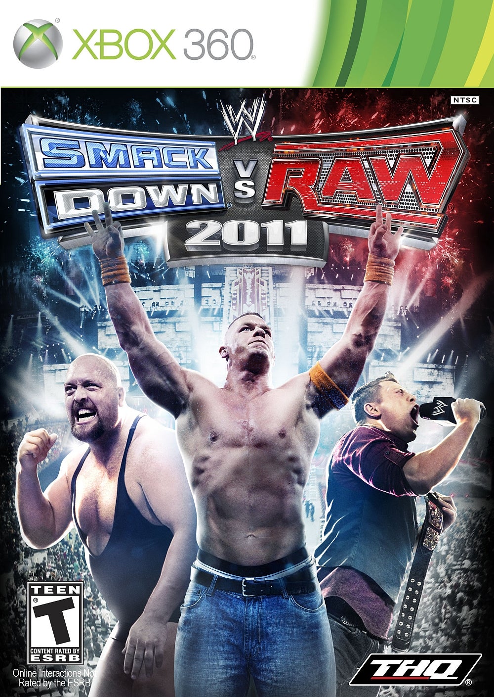 WWE SmackDown vs. Raw 2011 Xbox 360 - Video Game - Used - CaveGamers