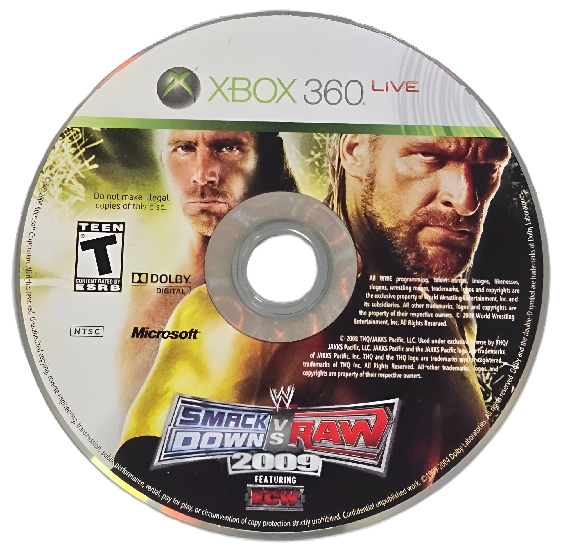 WWE Smackdown vs Raw 2009 Xbox 360 - Video Game - Used - CaveGamers - Image 3