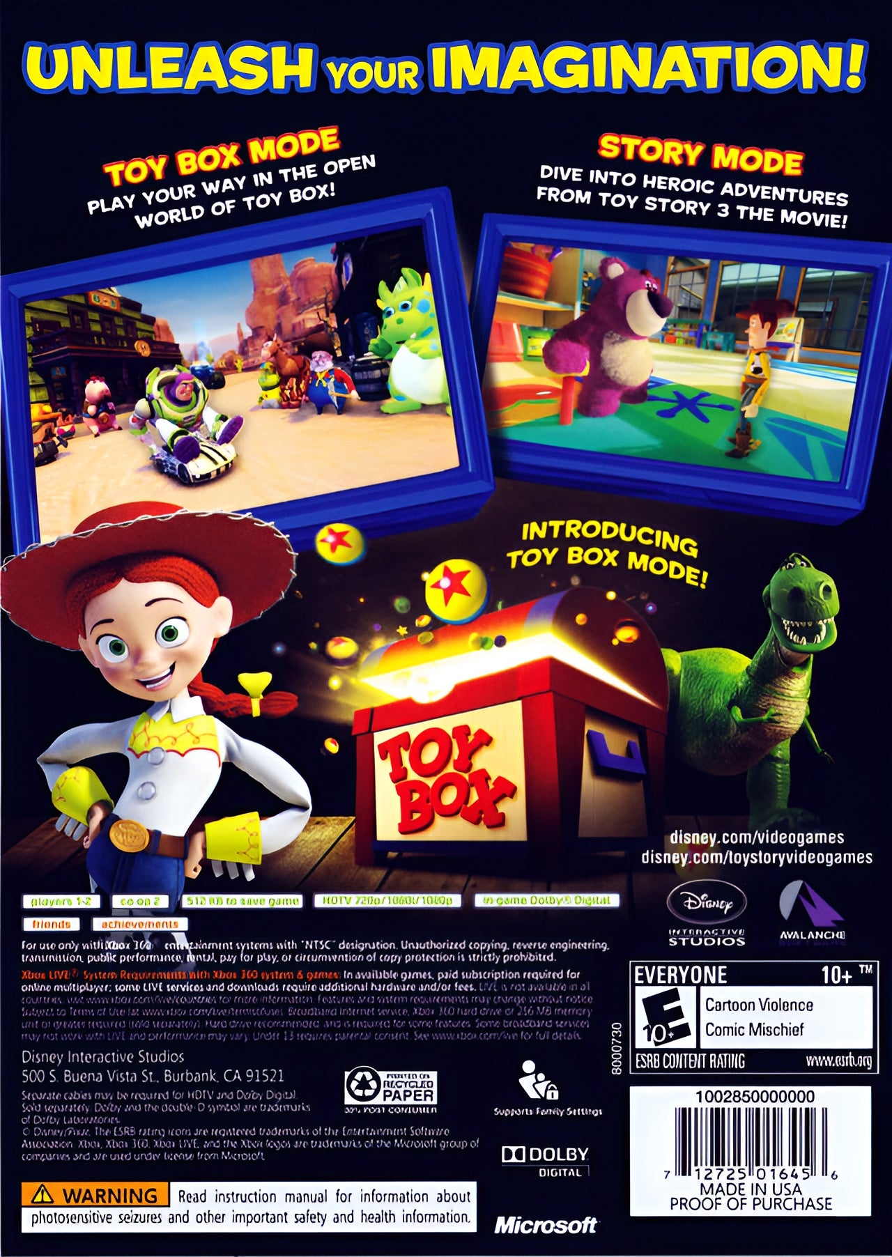 Toy Story 3 The Video Game Xbox 360 - Video Game - Used - CaveGamers - Image 2