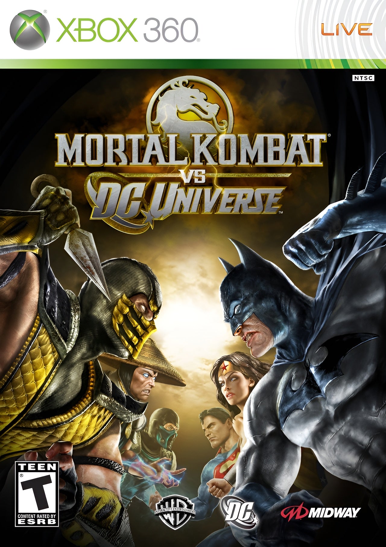 Mortal Kombat vs. DC Universe Xbox 360 - Video Game - Used - CaveGamers