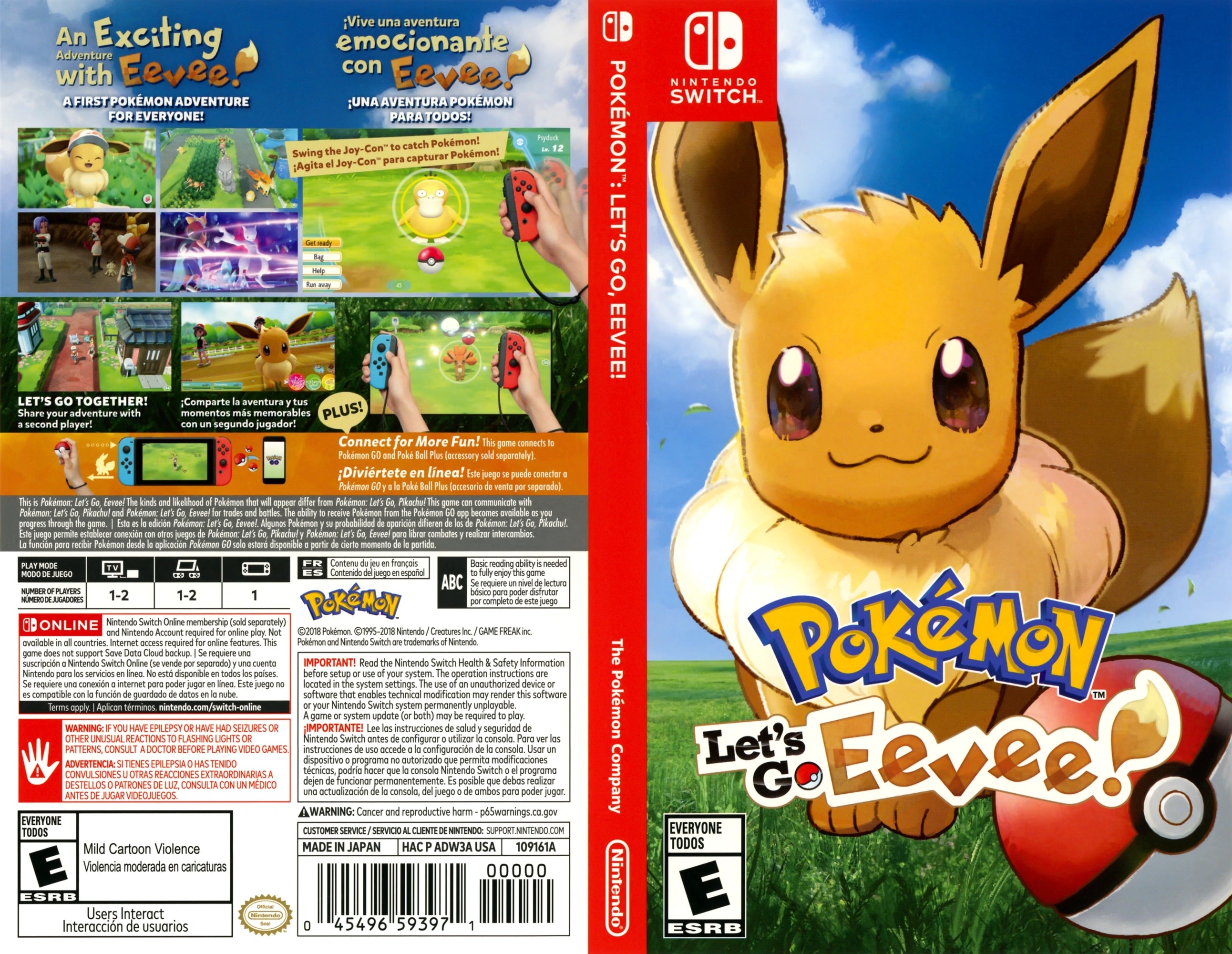 Pokemon: Let's Go, Eevee! Switch - Video Game - Used - CaveGamers - Image 4