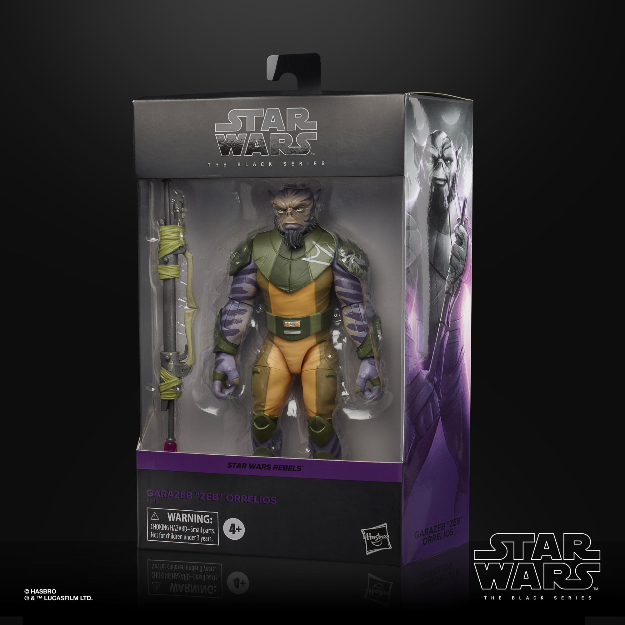 Star Wars: The Black Series - Garazeb ?Zeb? Orrelios (Rebels) Action Figure Action Figures - Toys - New - CaveGamers - Image 3