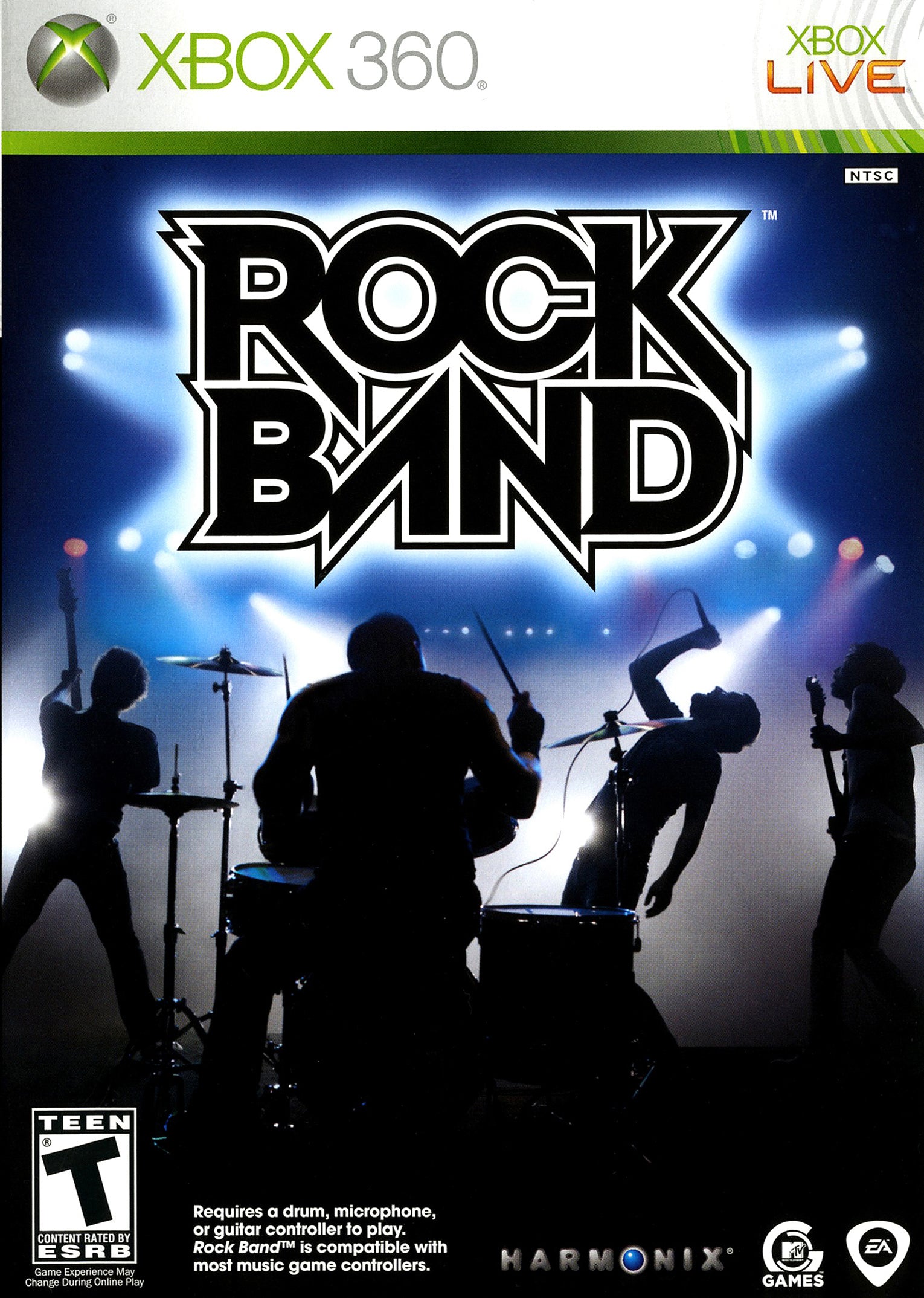 Rock Band Xbox 360 - Video Game - Used - CaveGamers