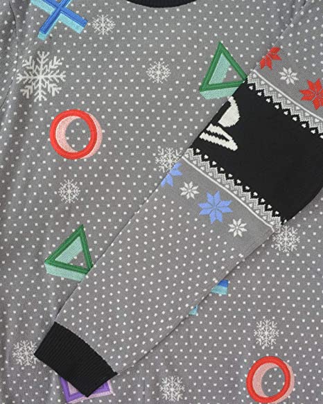 PlayStation Symbols Jumper / Ugly Christmas Sweater - XS - Apparel - New - CaveGamers - Image 3