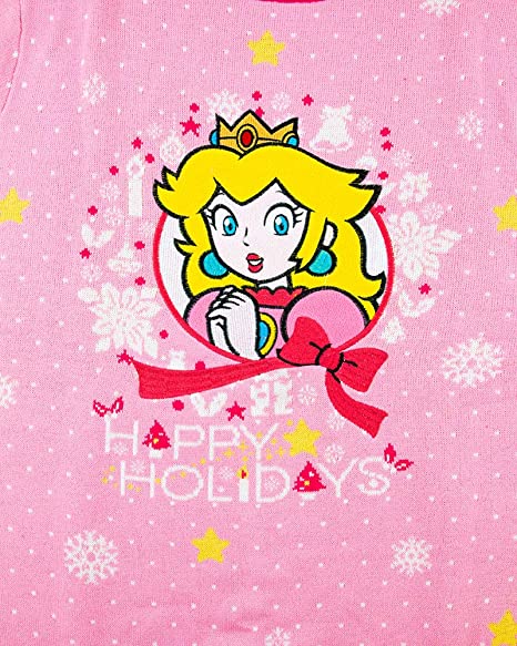Nintendo Princess Peach Jumper / Ugly Christmas Sweater - 2XS - Apparel - New - CaveGamers - Image 3