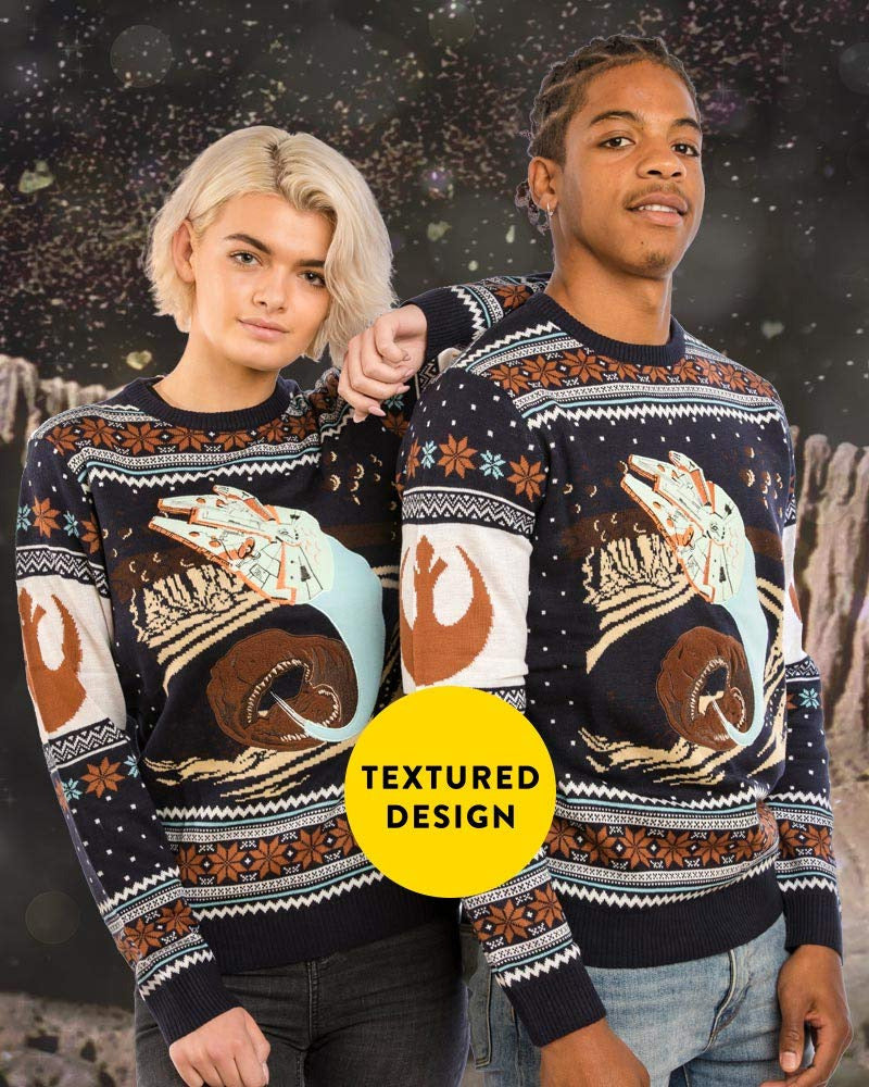 Star Wars Space Slug Escape Jumper / Ugly Christmas Sweater - XS - Apparel - New - CaveGamers - Image 4