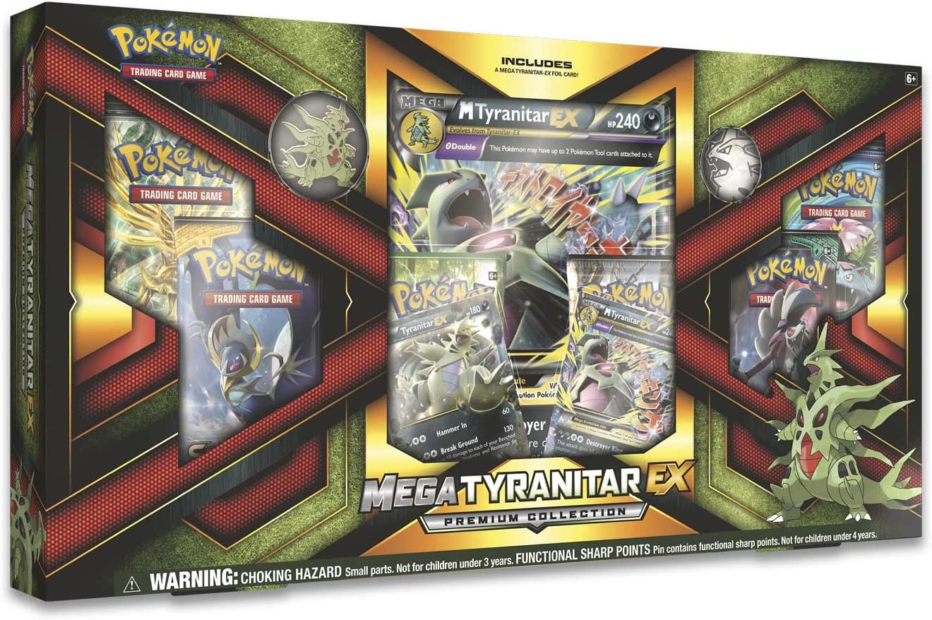 Pokemon TCG: Mega Tyranitar EX Premium Collection Box - Trading Card - New - CaveGamers